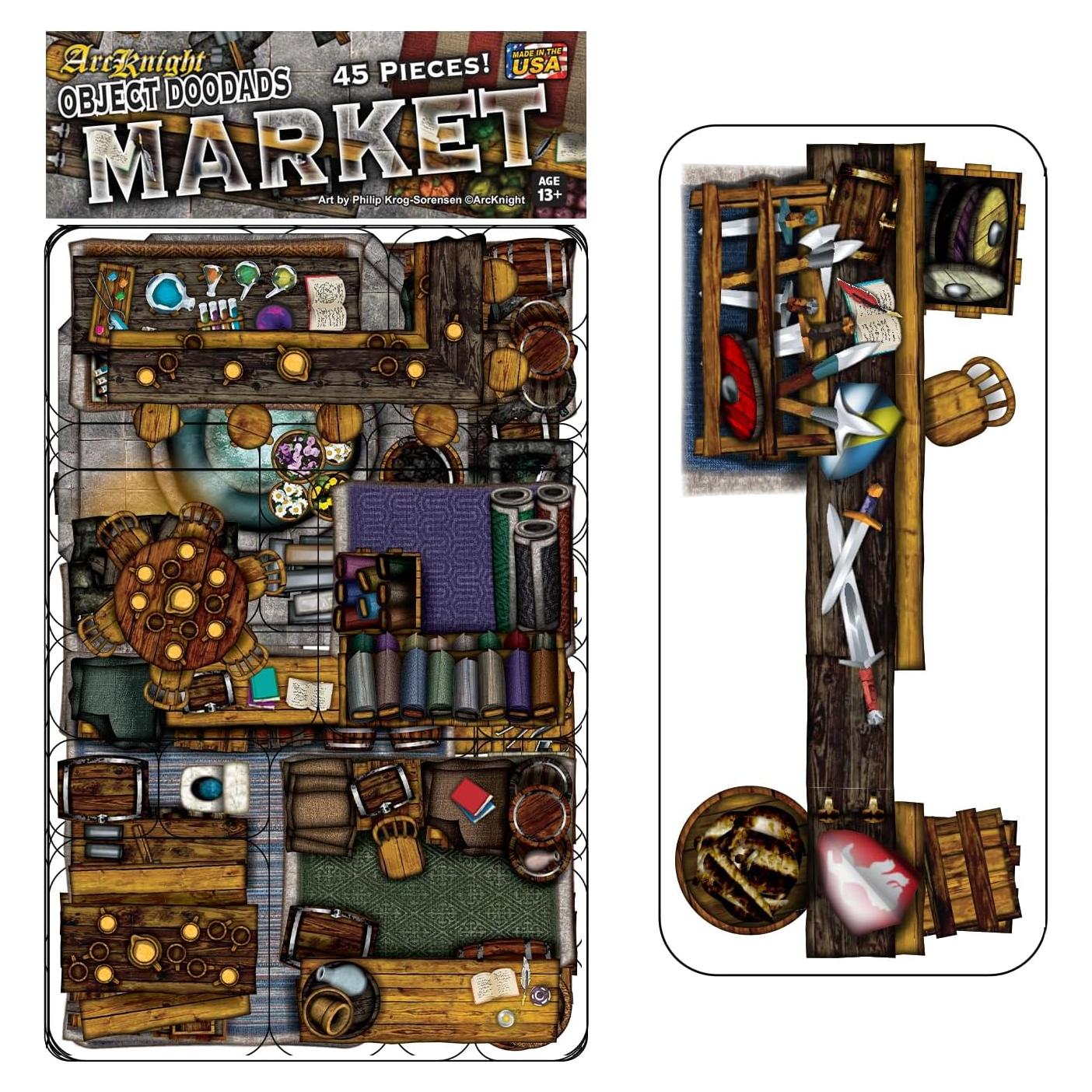 Accesorios de Juego de Rol Arcknight - 40 Piezas D&D 5E