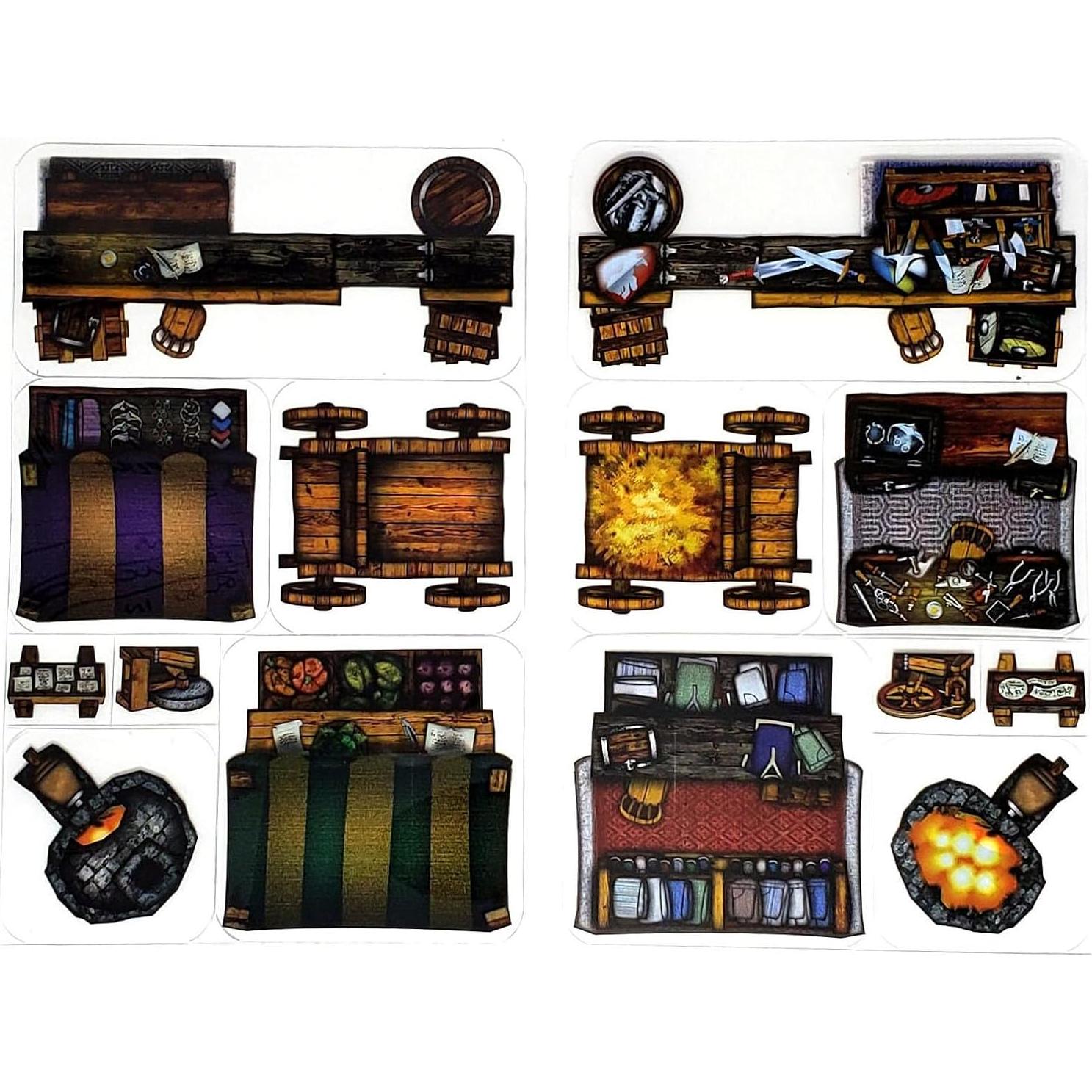 Accesorios de Juego de Rol Arcknight - 40 Piezas D&D 5E