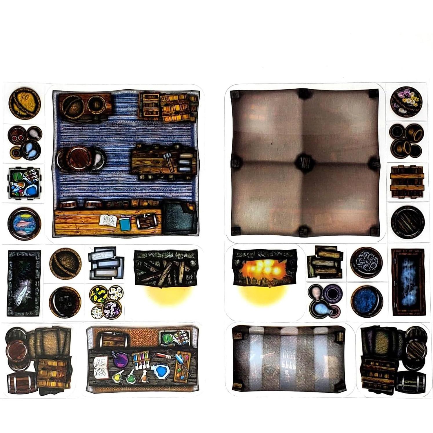 Accesorios de Juego de Rol Arcknight - 40 Piezas D&D 5E