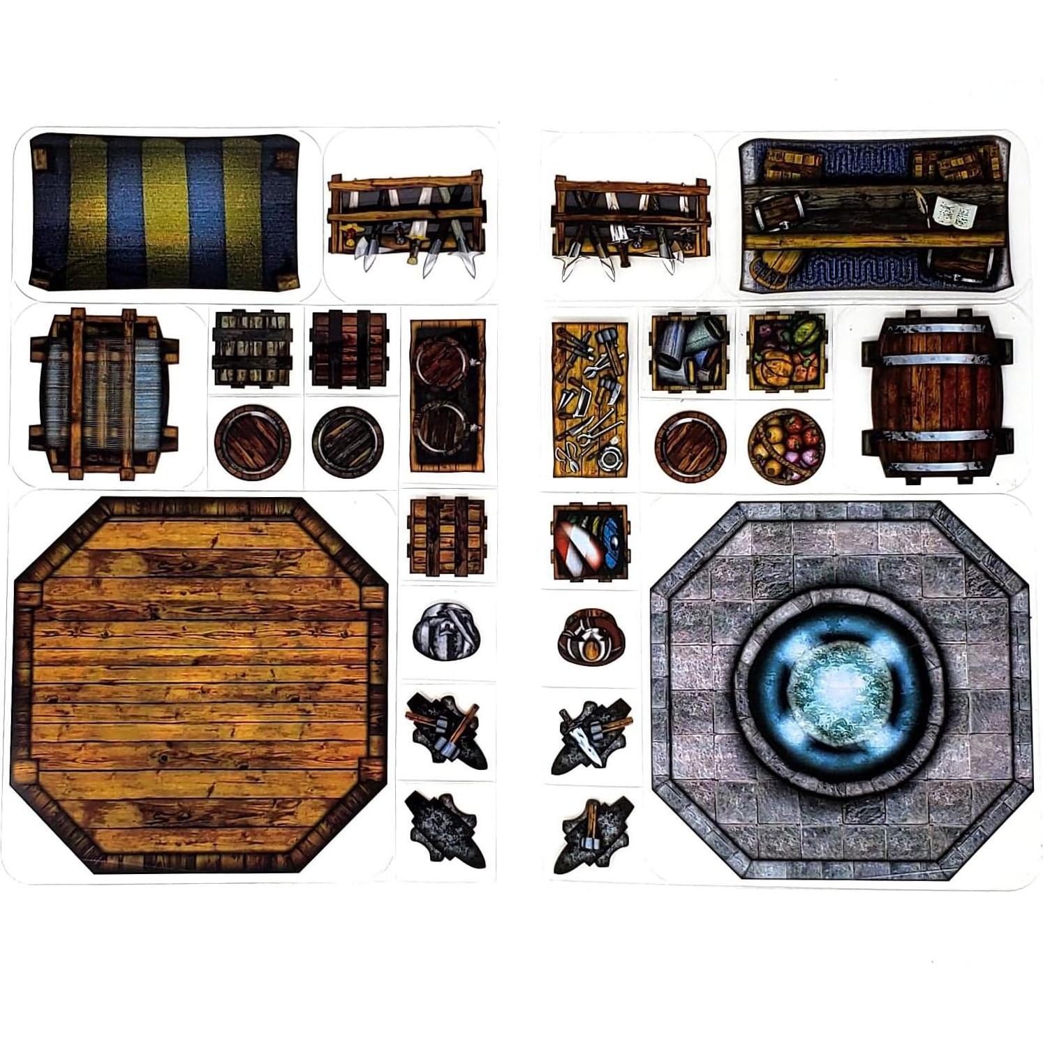 Accesorios de Juego de Rol Arcknight - 40 Piezas D&D 5E