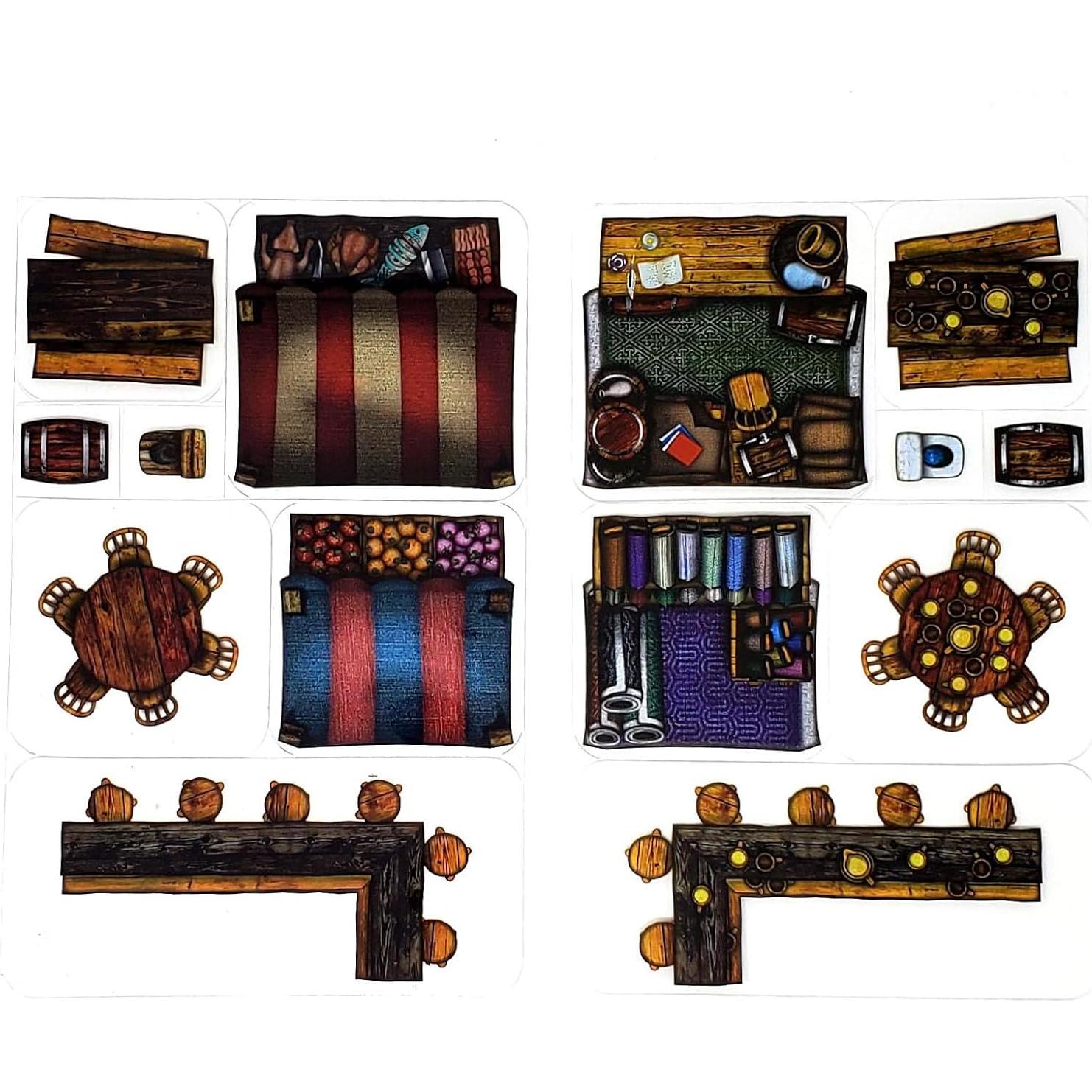 Accesorios de Juego de Rol Arcknight - 40 Piezas D&D 5E