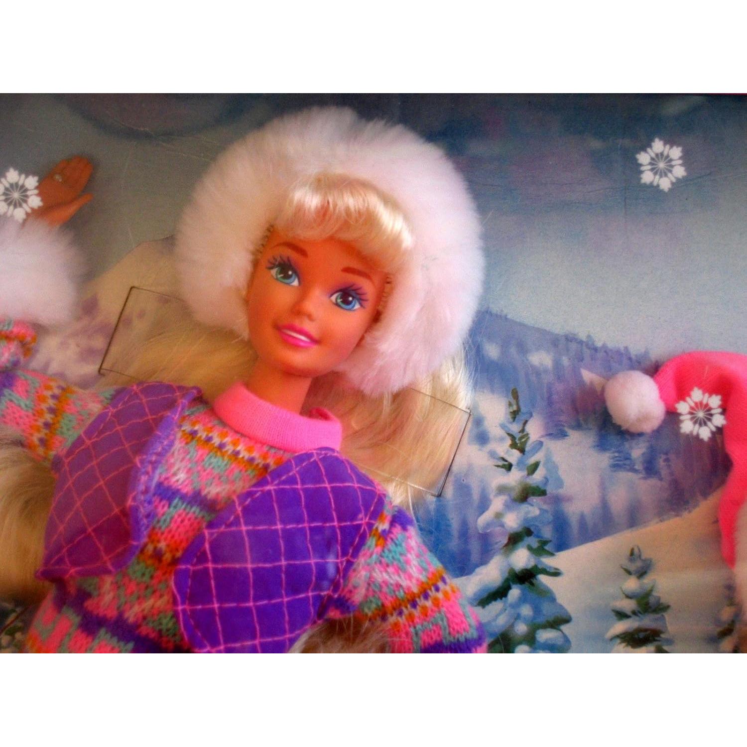 Set de Vacaciones de Invierno Barbie Diversión en Trineo