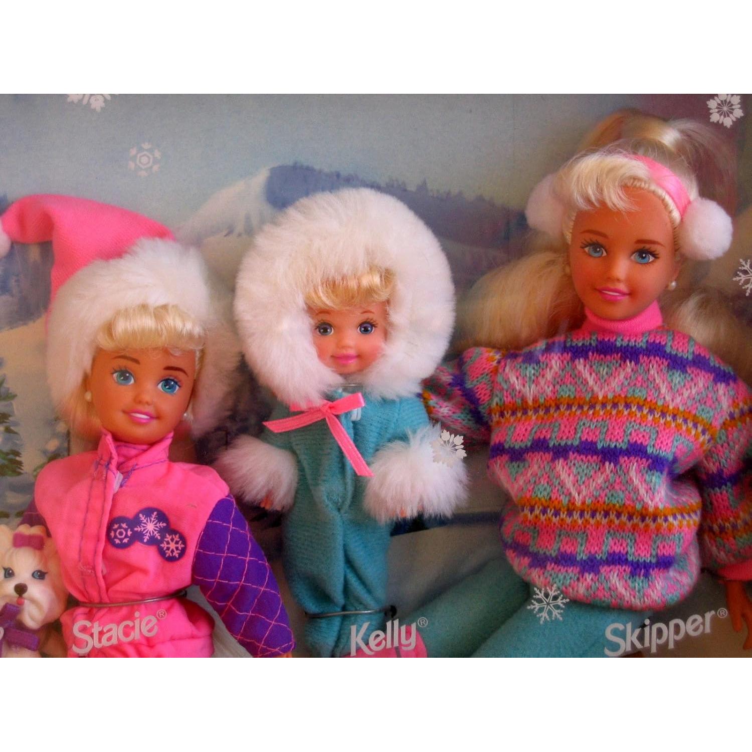 Set de Vacaciones de Invierno Barbie Diversión en Trineo