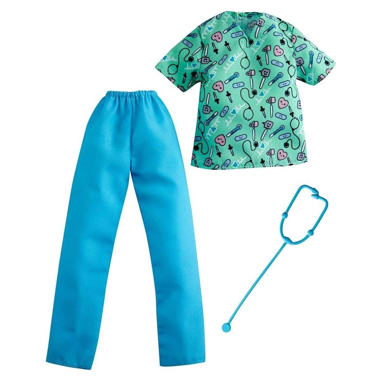 Ropa Ken Enfermero Mattel GRC68 con Estetoscopio