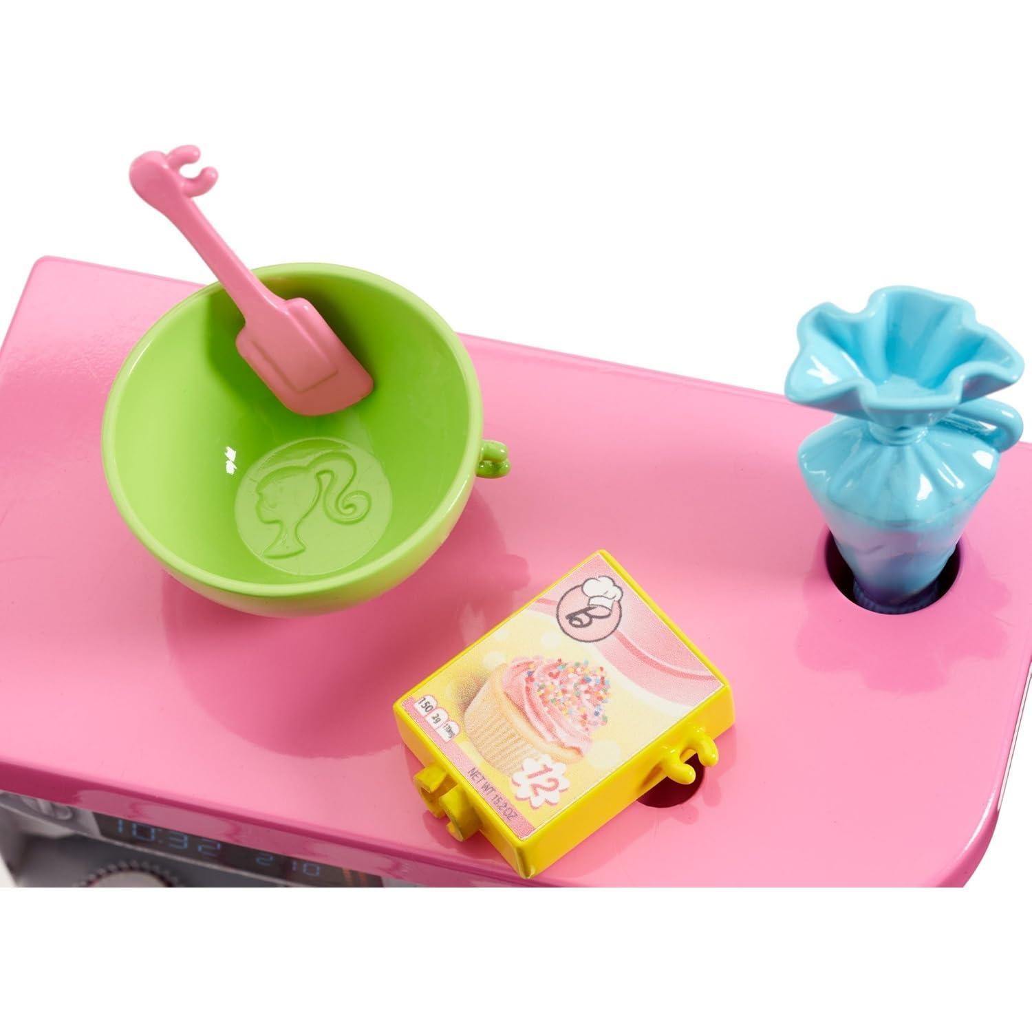 Barbie Juego de Chef Pastelería con Horno y Accesorios
