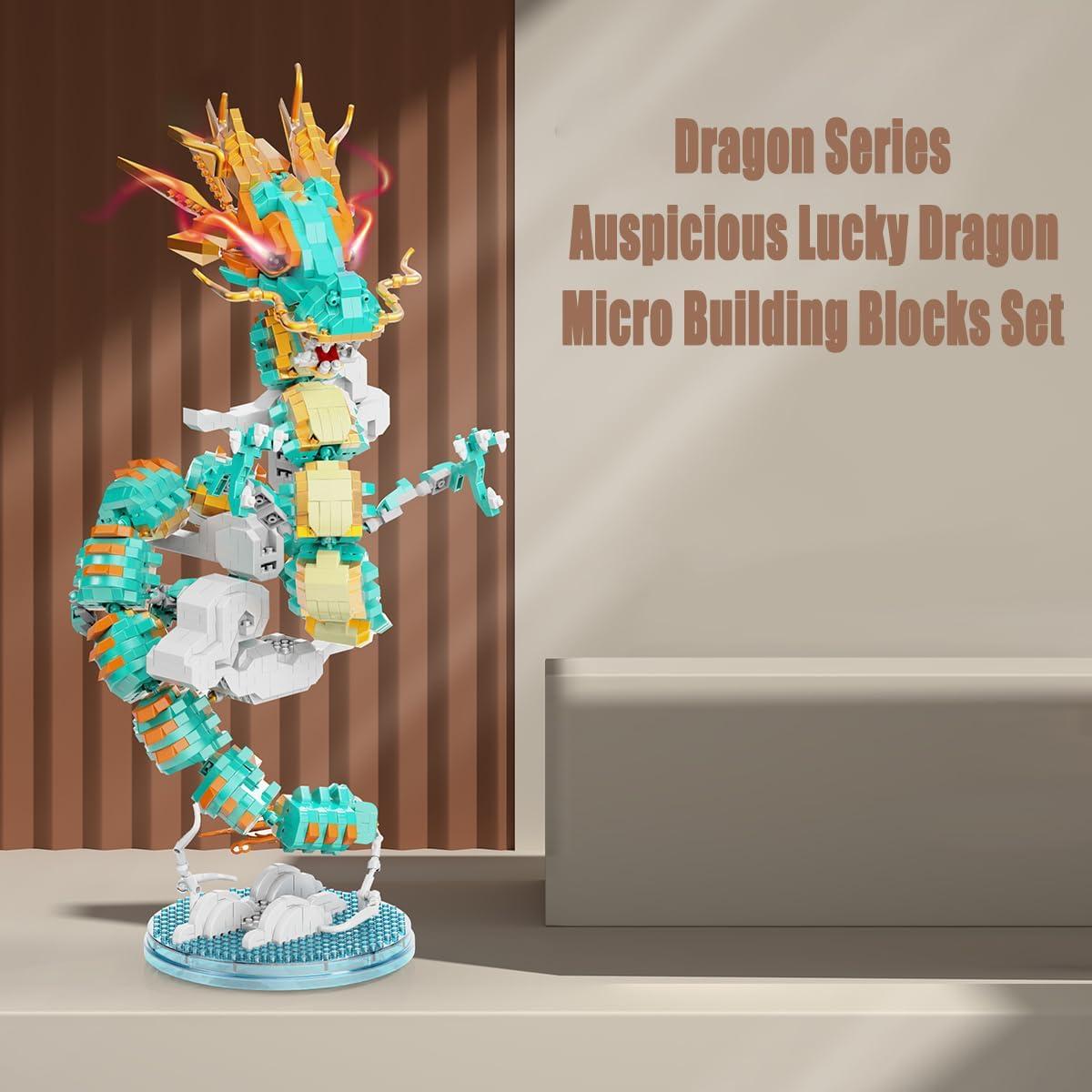 Conjunto de Bloques Micro Dragón Afortunado BDYDT 2860 PZS