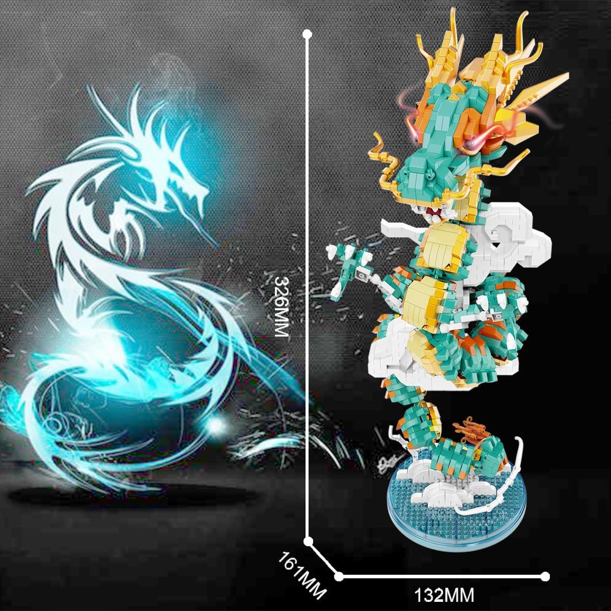 Conjunto de Bloques Micro Dragón Afortunado BDYDT 2860 PZS