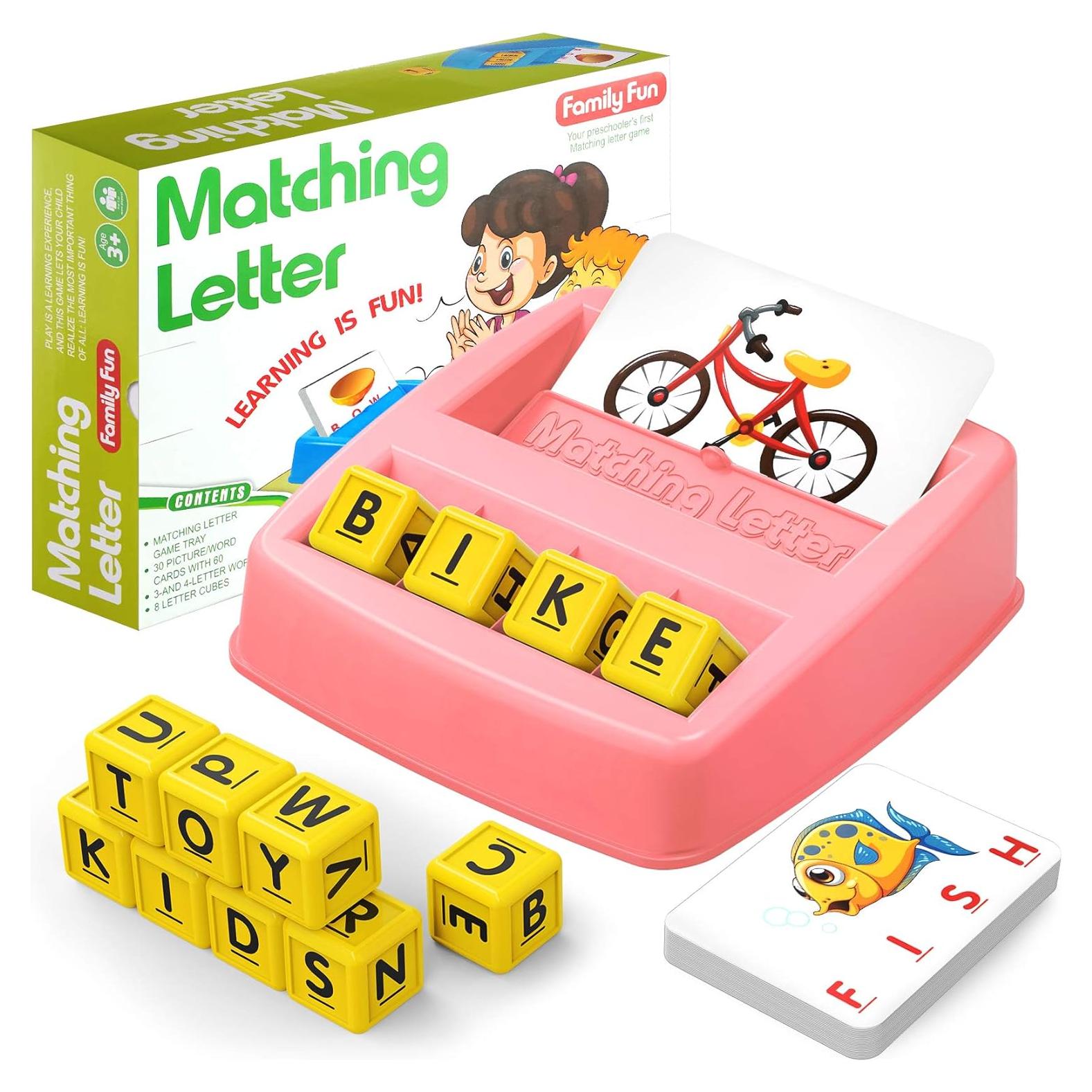 Juguete Educativo HahaGift para Niñas 2-5 Años - Letras y Palabras