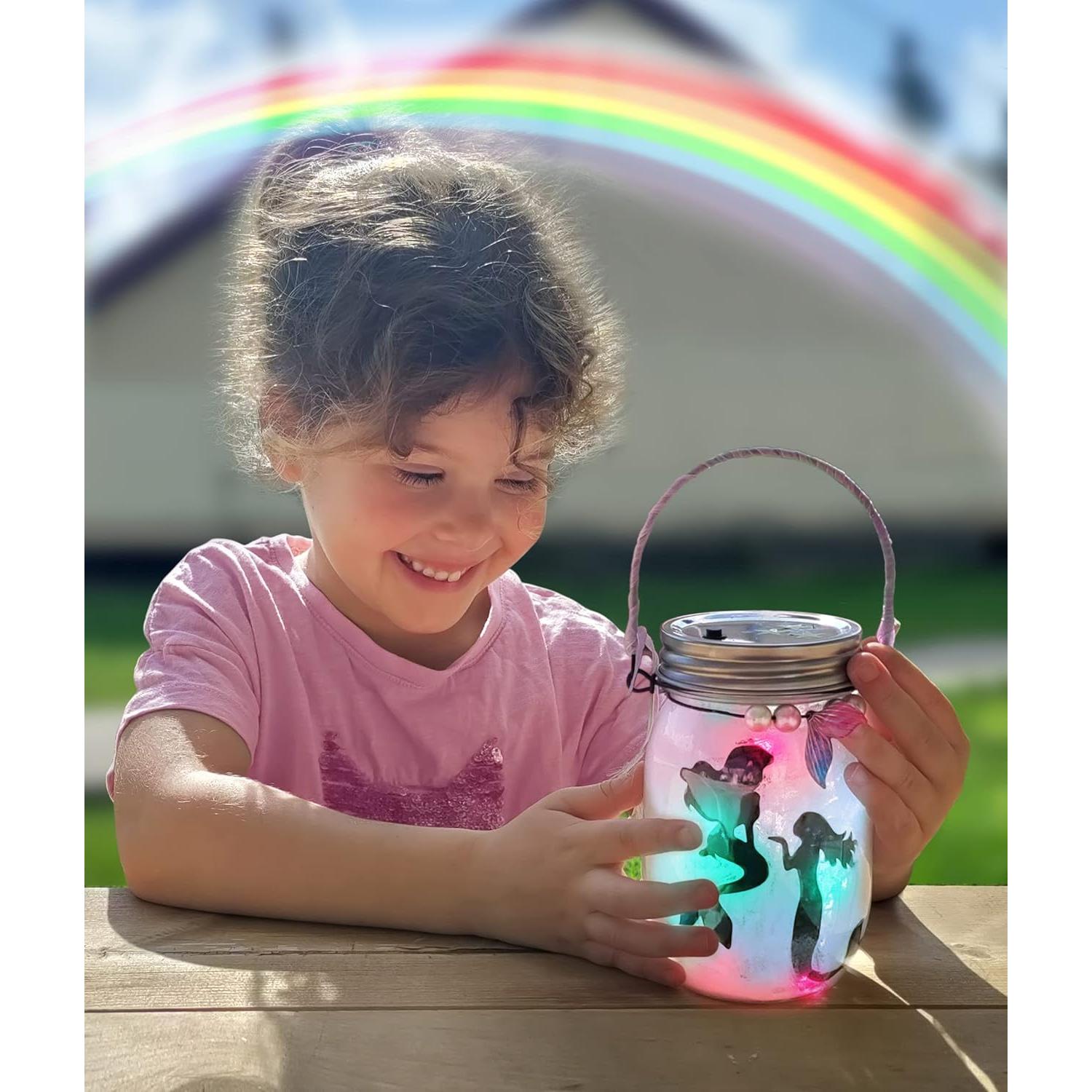 Lámpara Nocturna Sirena NUMI'SMILE DIY para Niñas 3-12 Años