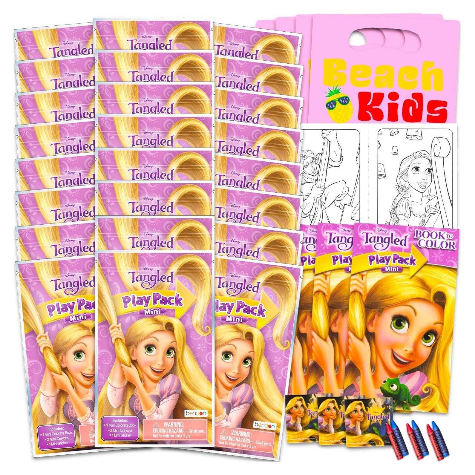 Conjunto Fiesta Mini Enredados Disney 24 Paquetes Juguetes