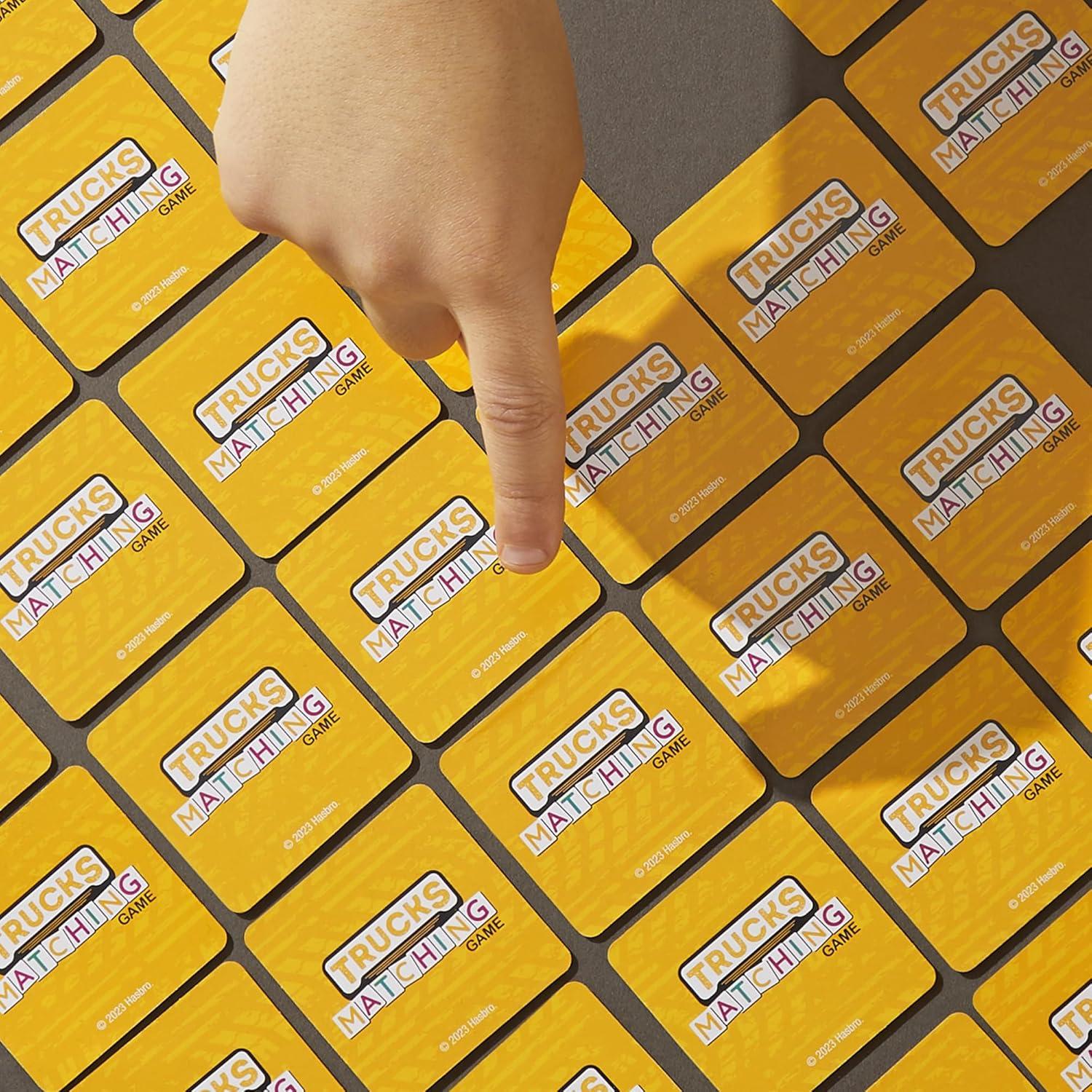 Juego de Emparejamiento de Camiones Hasbro 72 Cartas 3+