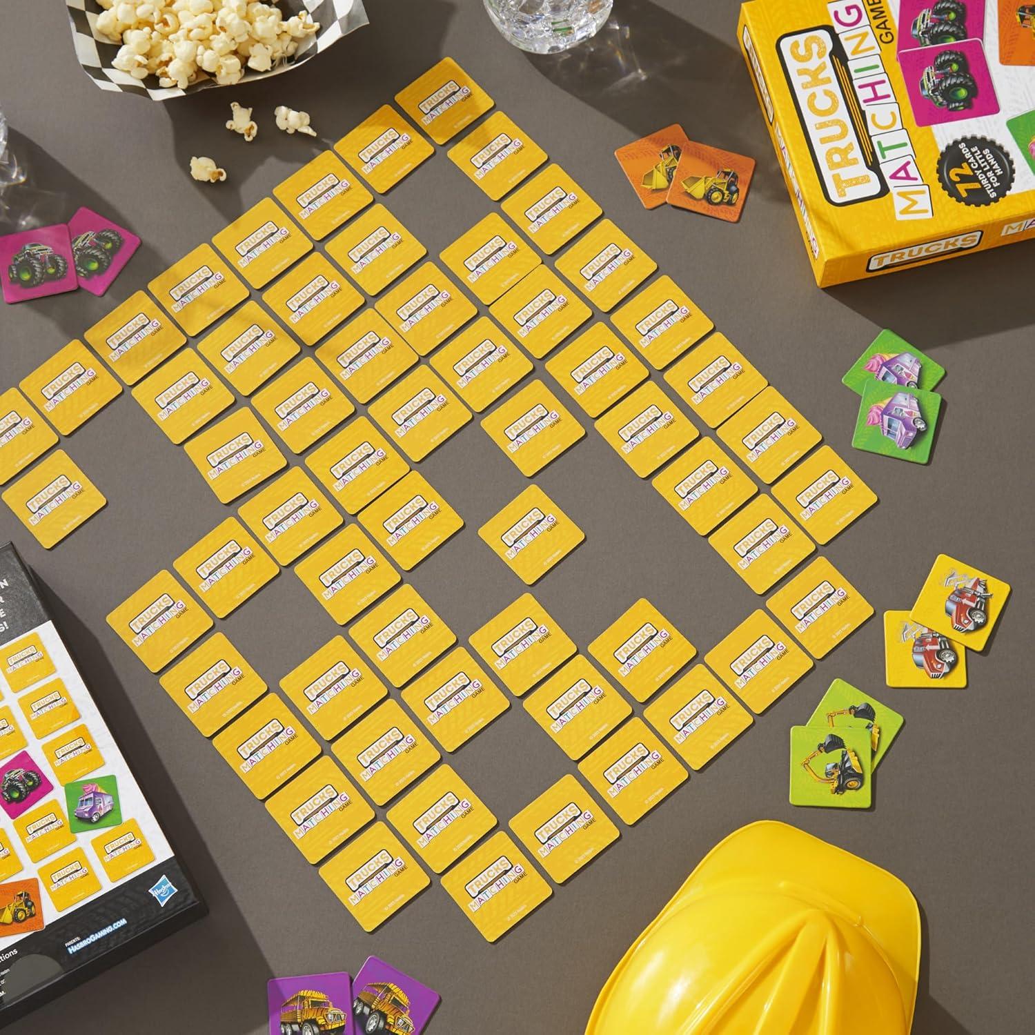 Juego de Emparejamiento de Camiones Hasbro 72 Cartas 3+