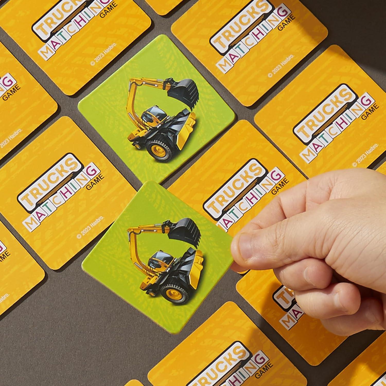Juego de Emparejamiento de Camiones Hasbro 72 Cartas 3+
