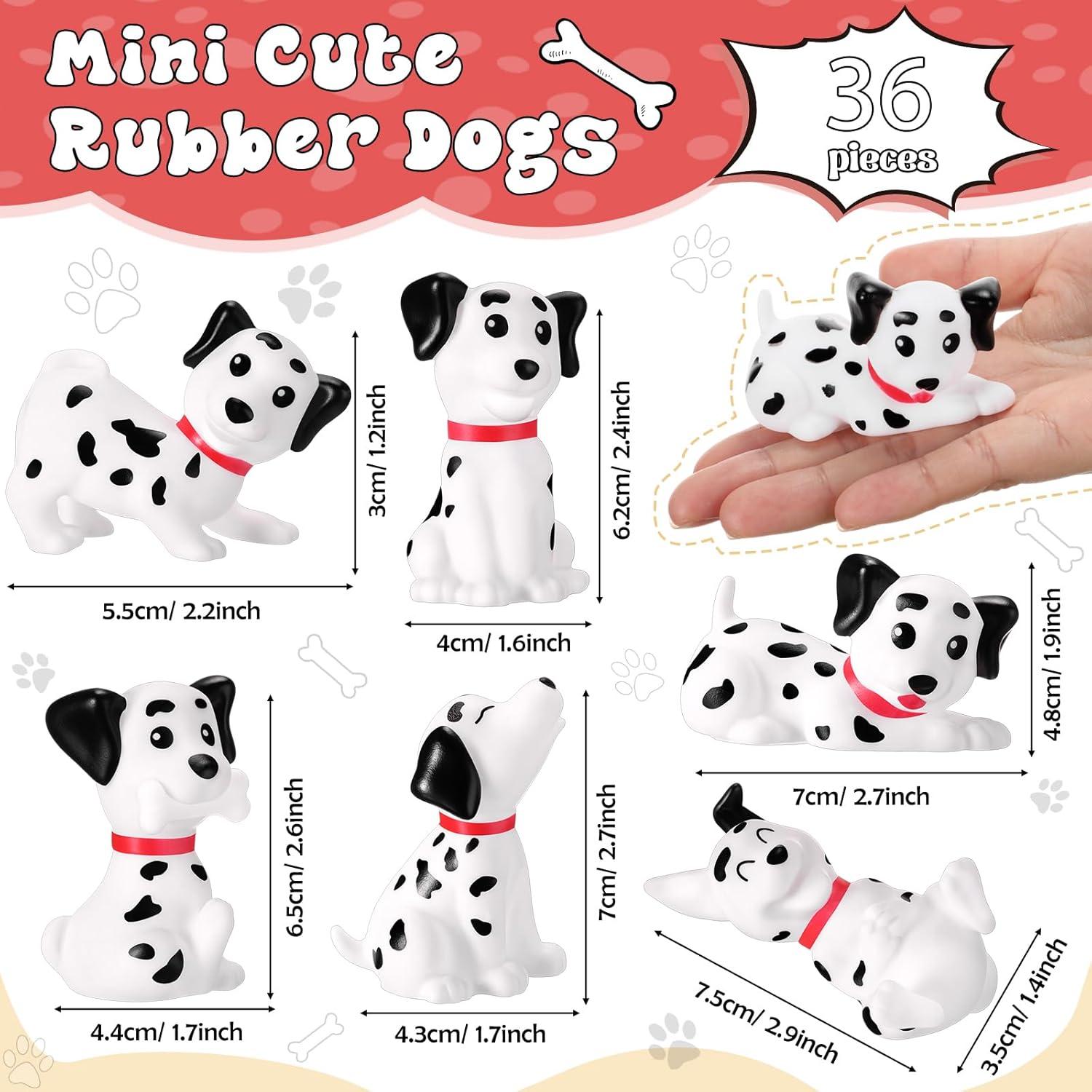 Juguetes de Baño Perros Dálmata 24 Pcs HyDren Flotantes