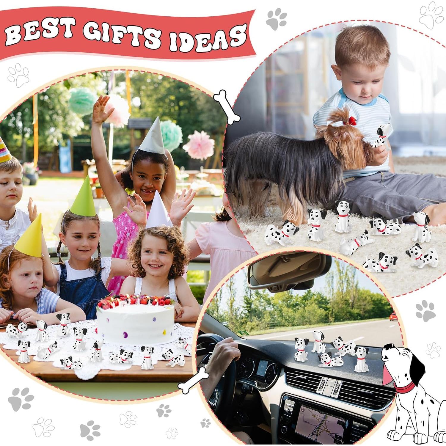 Juguetes de Baño Perros Dálmata 24 Pcs HyDren Flotantes