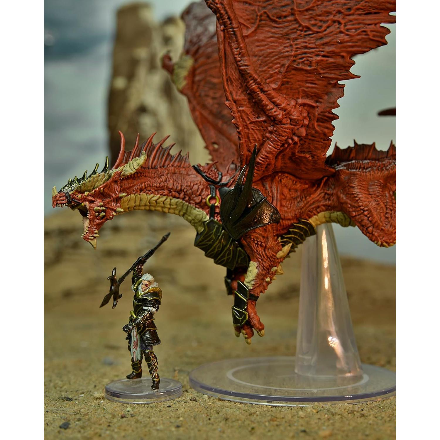 Miniatura WizKids D&D Dragonlance Kansaldi Dragón Rojo
