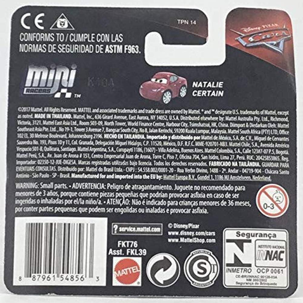 Coche Mini Racer de Metal Mattel Natalie Certain 10.7x10.6cm