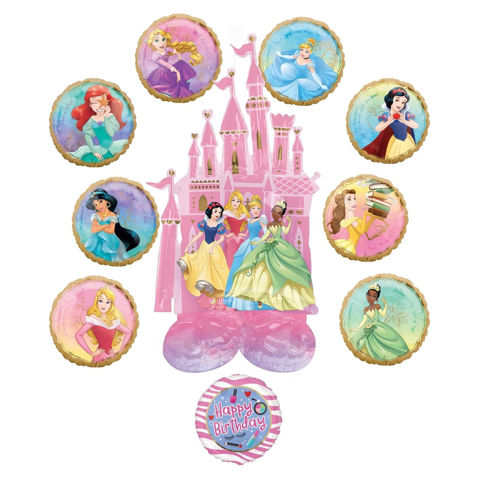 Ramo de Globos de Princesa Disney Anagram 53cm y 8 de 18cm