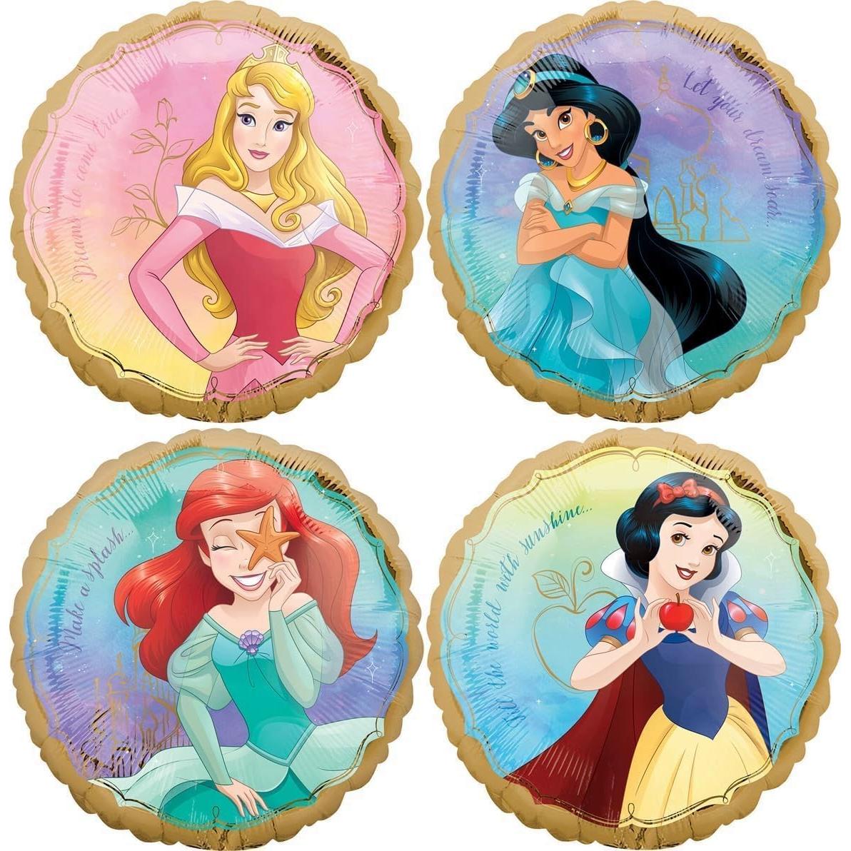 Ramo de Globos de Princesa Disney Anagram 53cm y 8 de 18cm