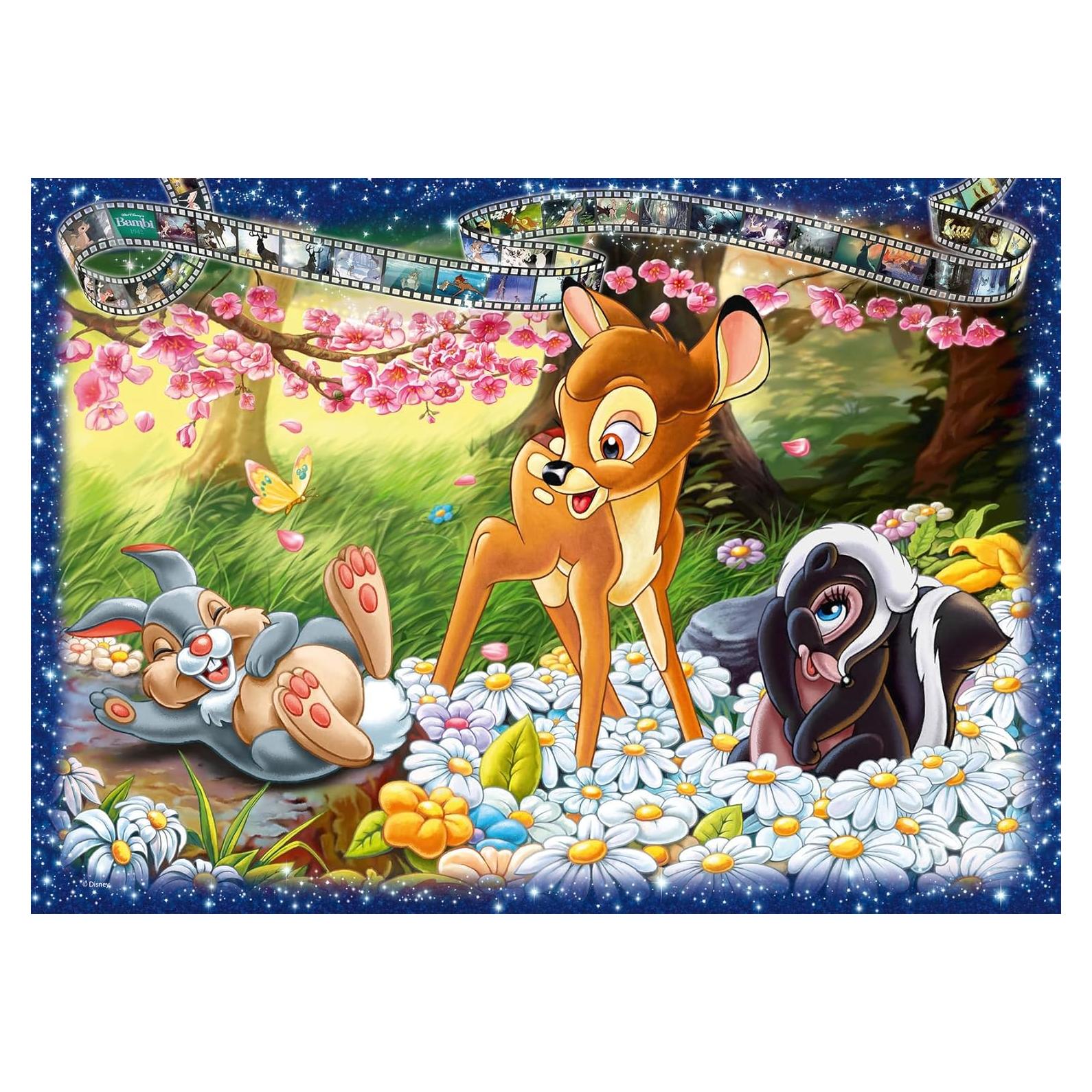 Disney Collector's Edition Bambi 1000 Piece Jigsaw Puzzle for Adults - 12000313 - Handcrafted Tooling, Made in Germany, Every Piece Fits Together Perfectly