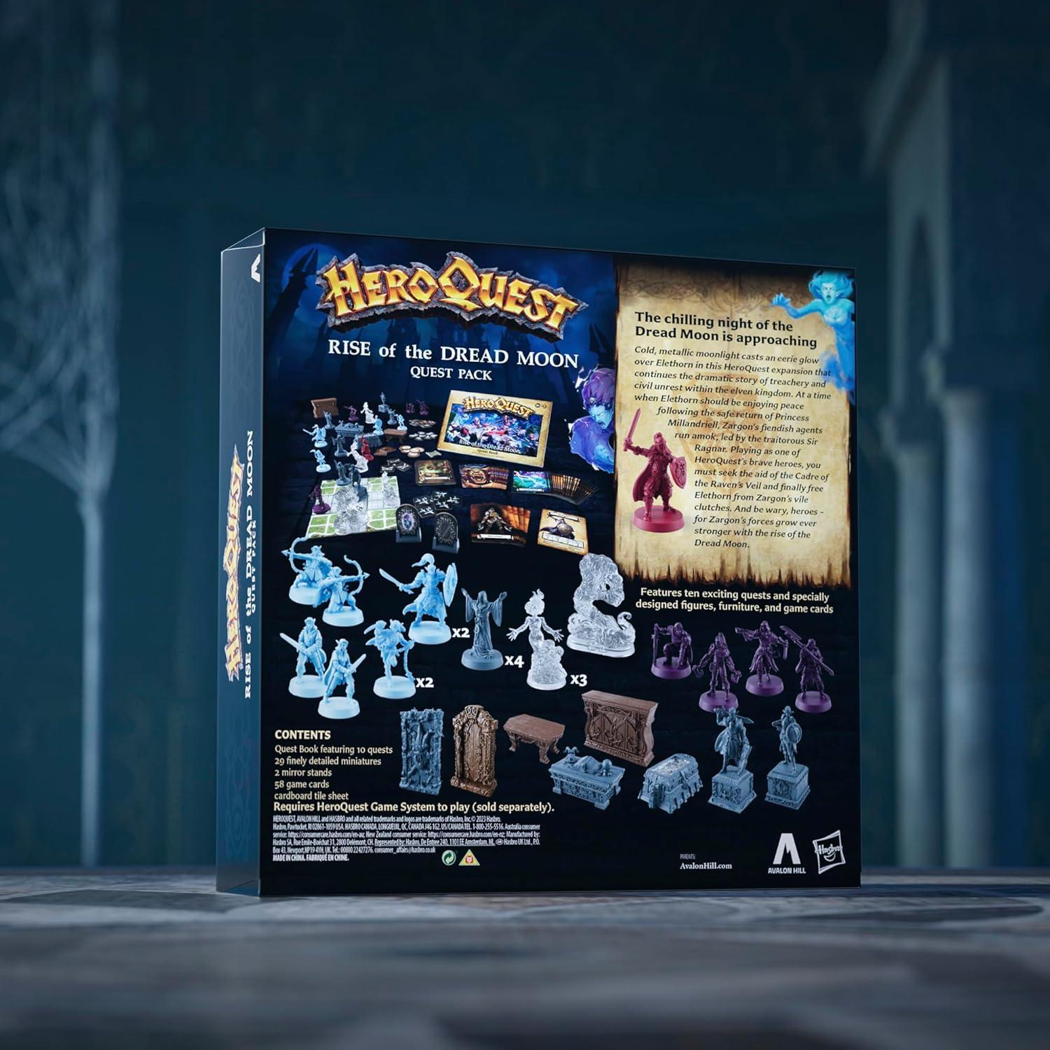 HeroQuest Expansión Ascenso de la Luna Temida 10 Misiones