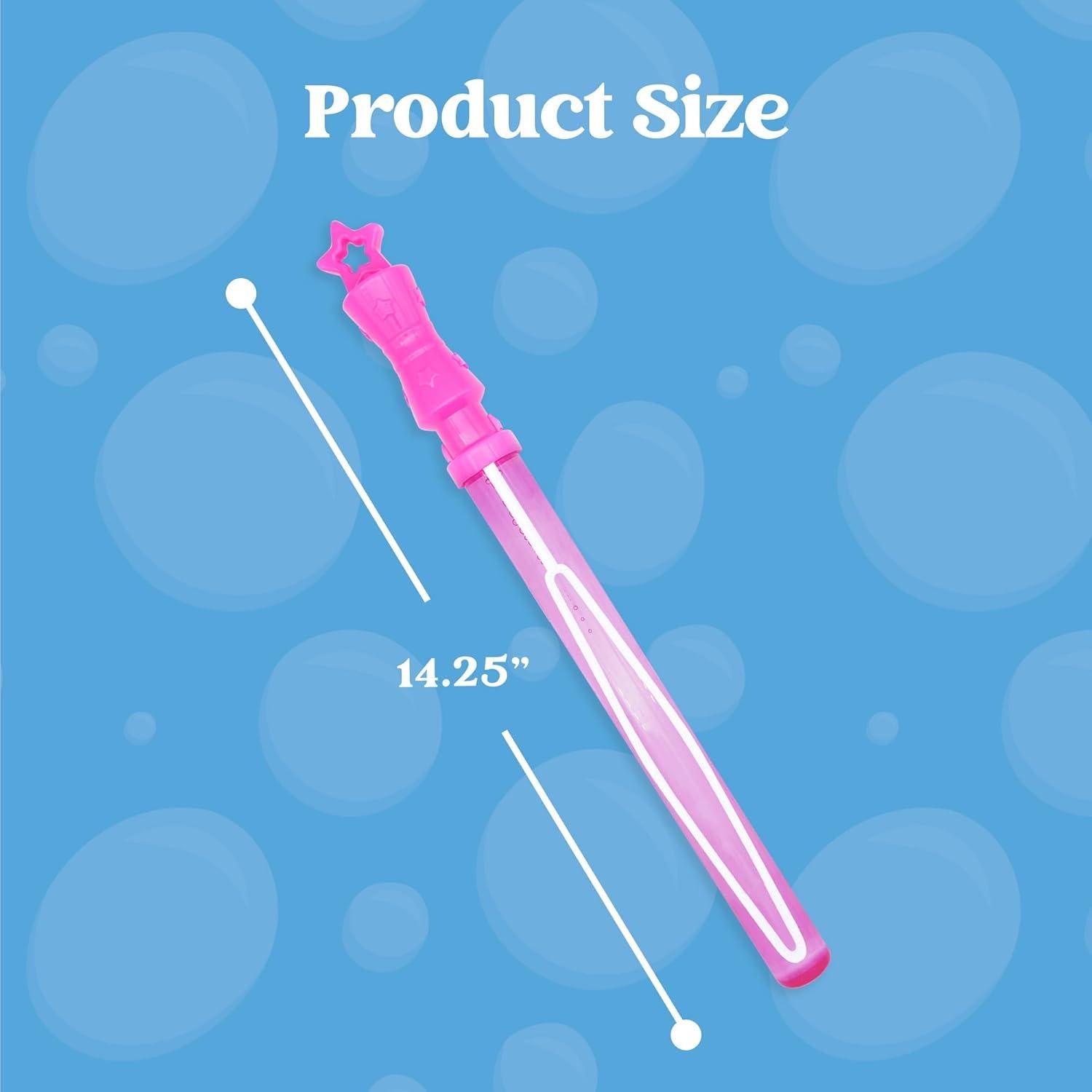 Varitas de Burbujas Gigantes JOYIN 24 Piezas 35,56 cm Colores