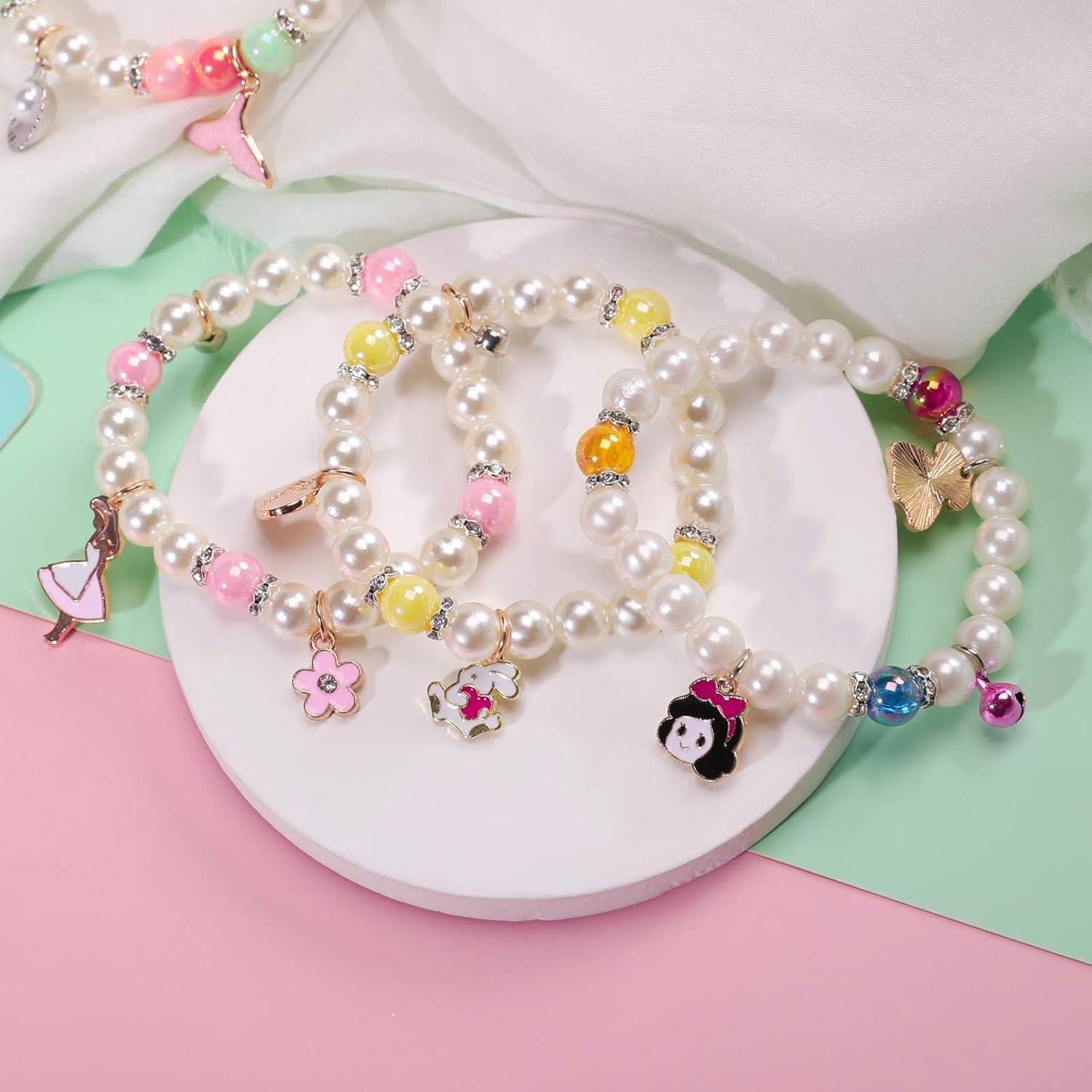 Pulseras de Princesa PinkSheep 10 Piezas para Niñas