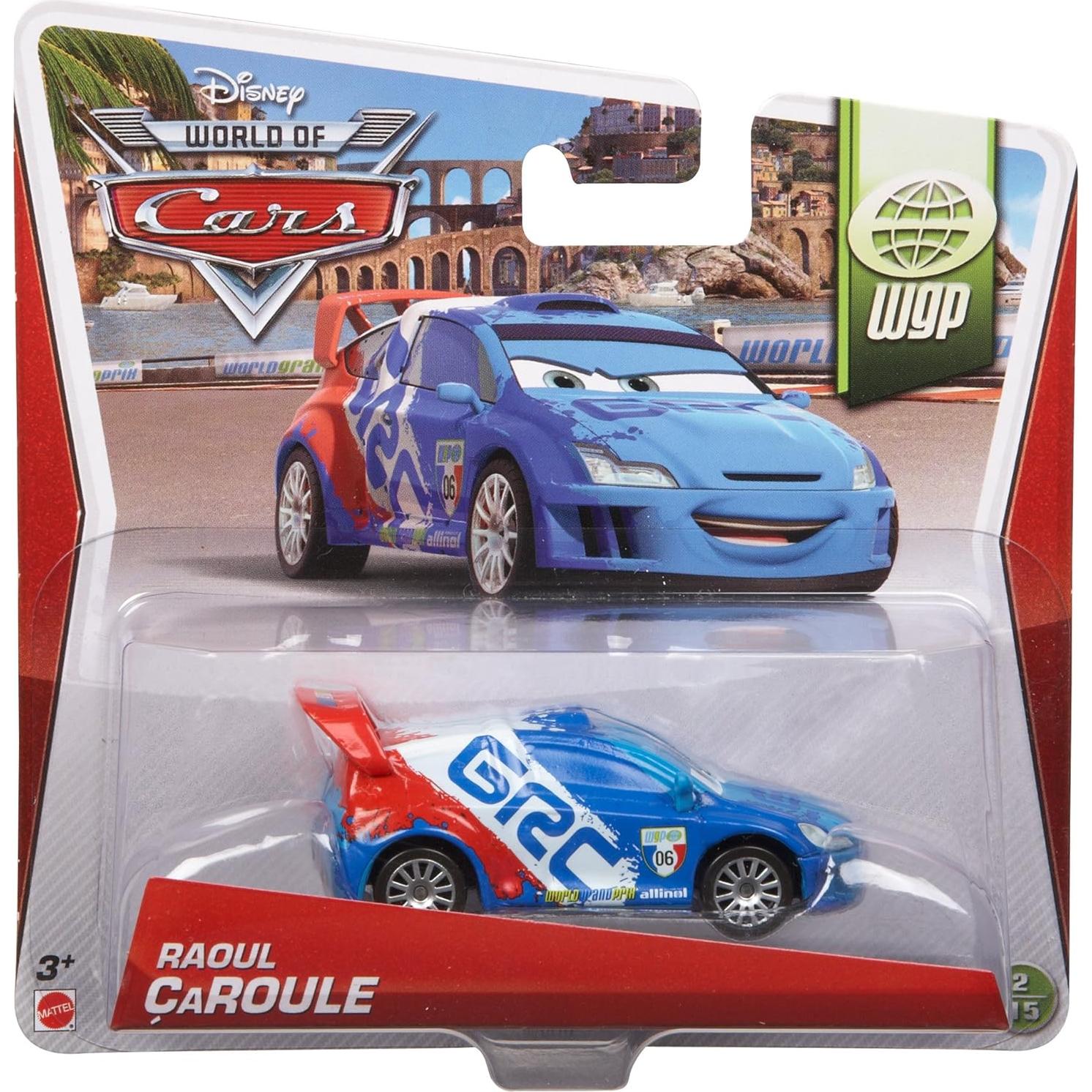 Vehículo Diecast Raoul Caroule Disney Cars 1:55
