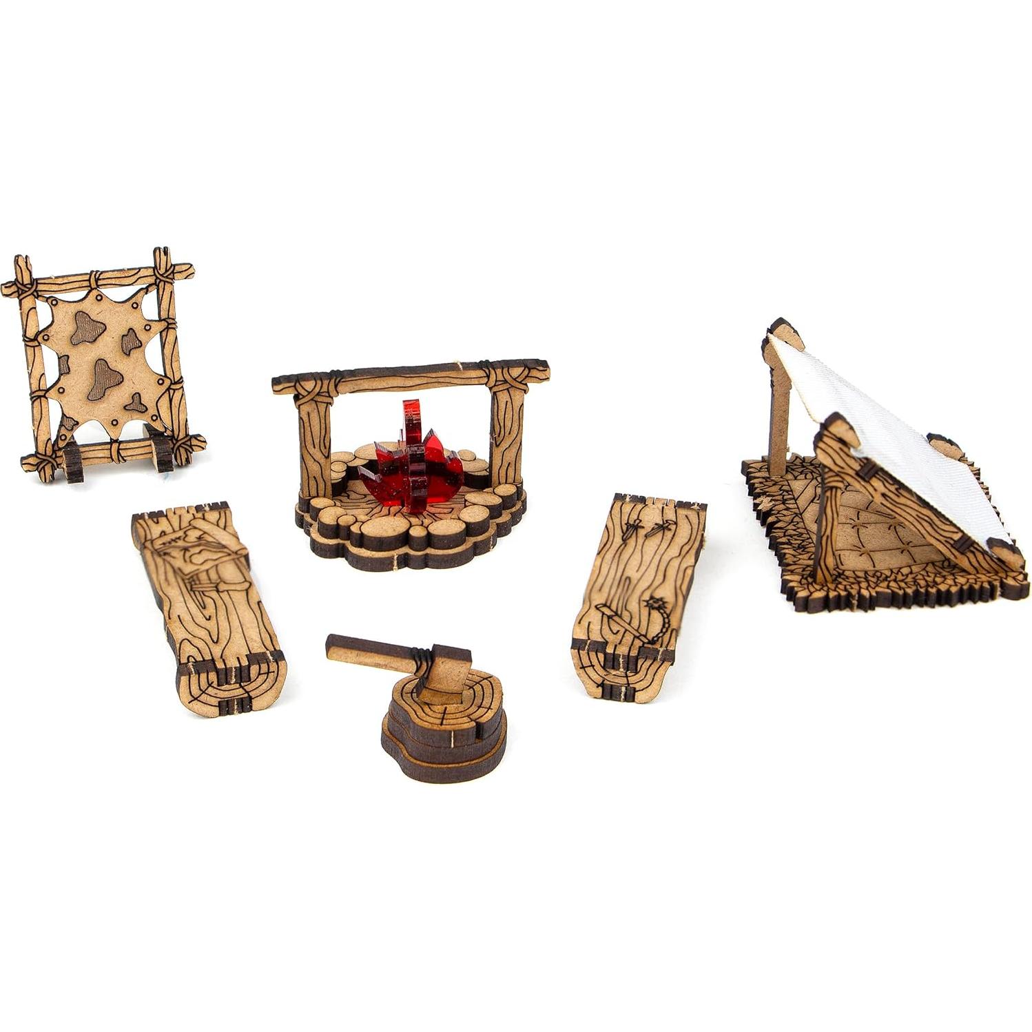 Set de Campamento de Aventureros TowerRex para D&D