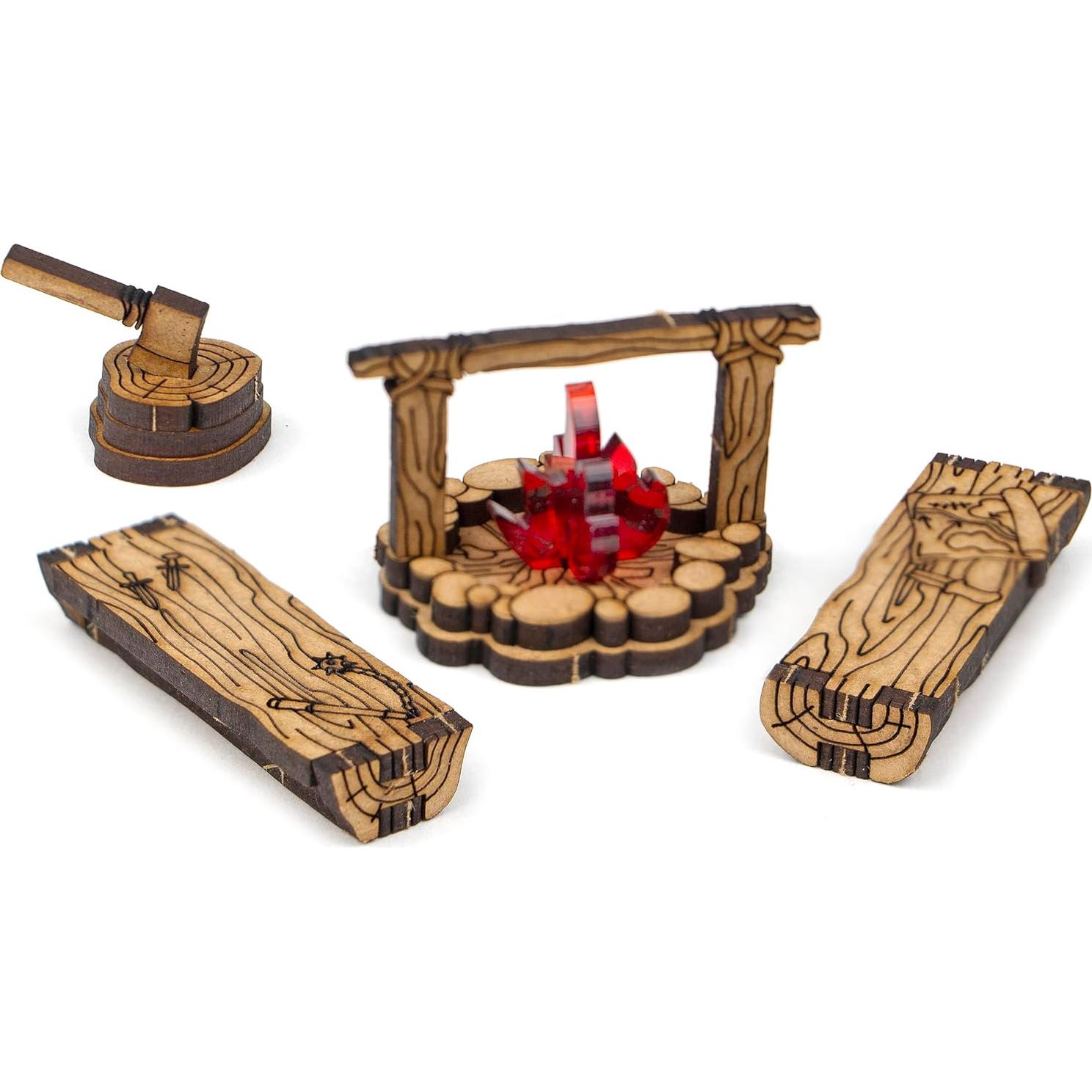 Set de Campamento de Aventureros TowerRex para D&D