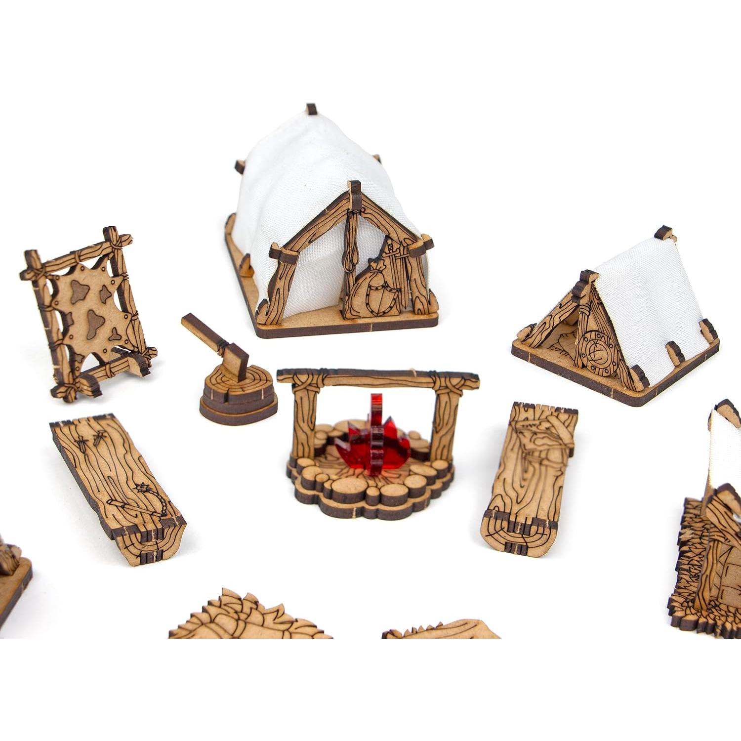 Set de Campamento de Aventureros TowerRex para D&D