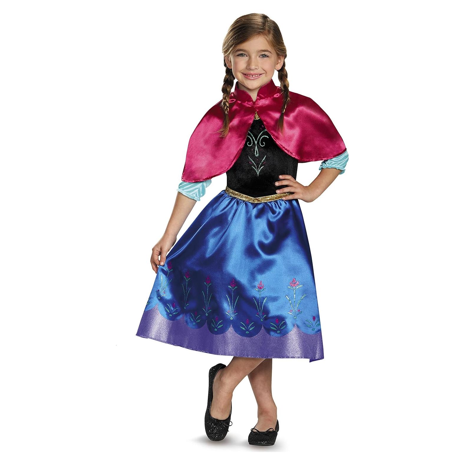Disfraz Disney Anna Clásico Viaje Niña 4-6 Años