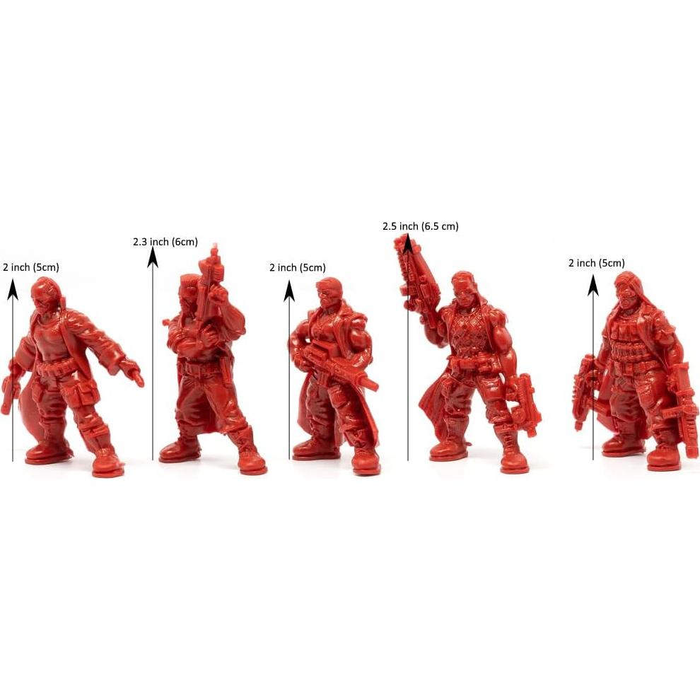 Conjunto de Figuras de Acción Miniatura Tehnolog 5 Pcs RPG 5 cm