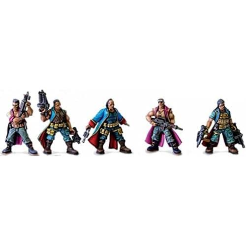 Conjunto de Figuras de Acción Miniatura Tehnolog 5 Pcs RPG 5 cm