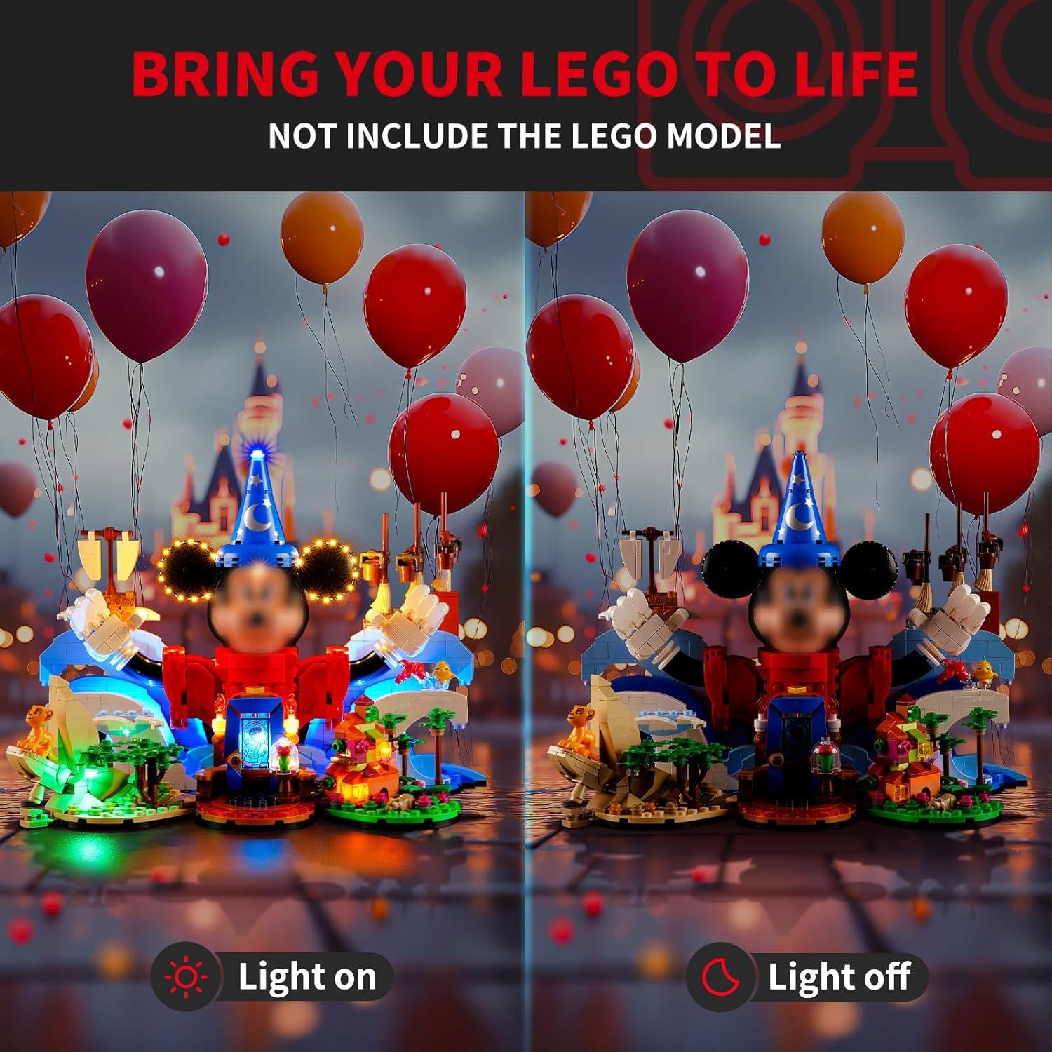 Kit de Luz LED BRIKSMAX para Lego Magia de Disney 21352