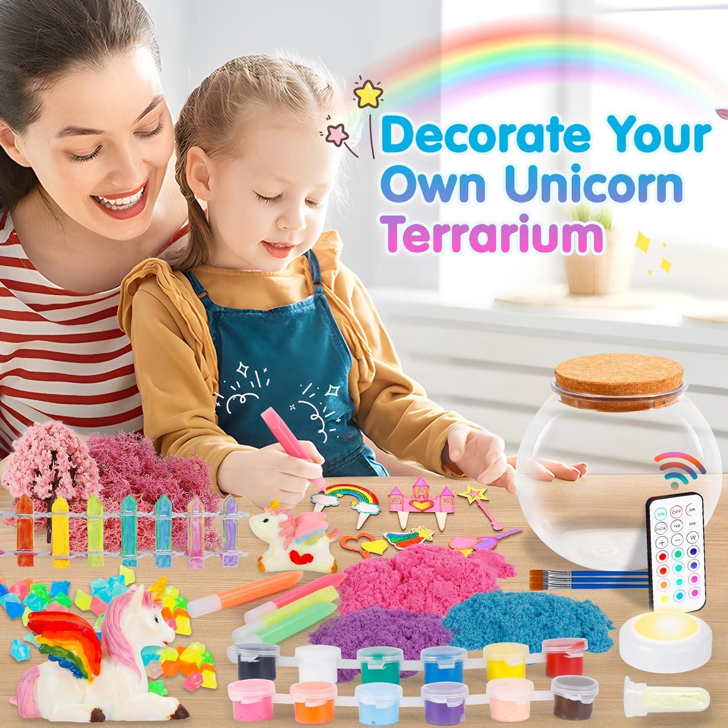 Kit Terrario Unicornio Mixtwo DIY Brilla en la Oscuridad