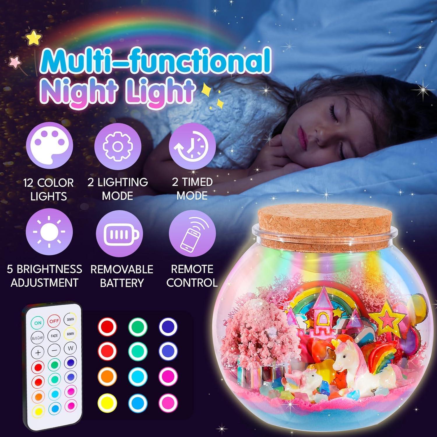 Kit Terrario Unicornio Mixtwo DIY Brilla en la Oscuridad