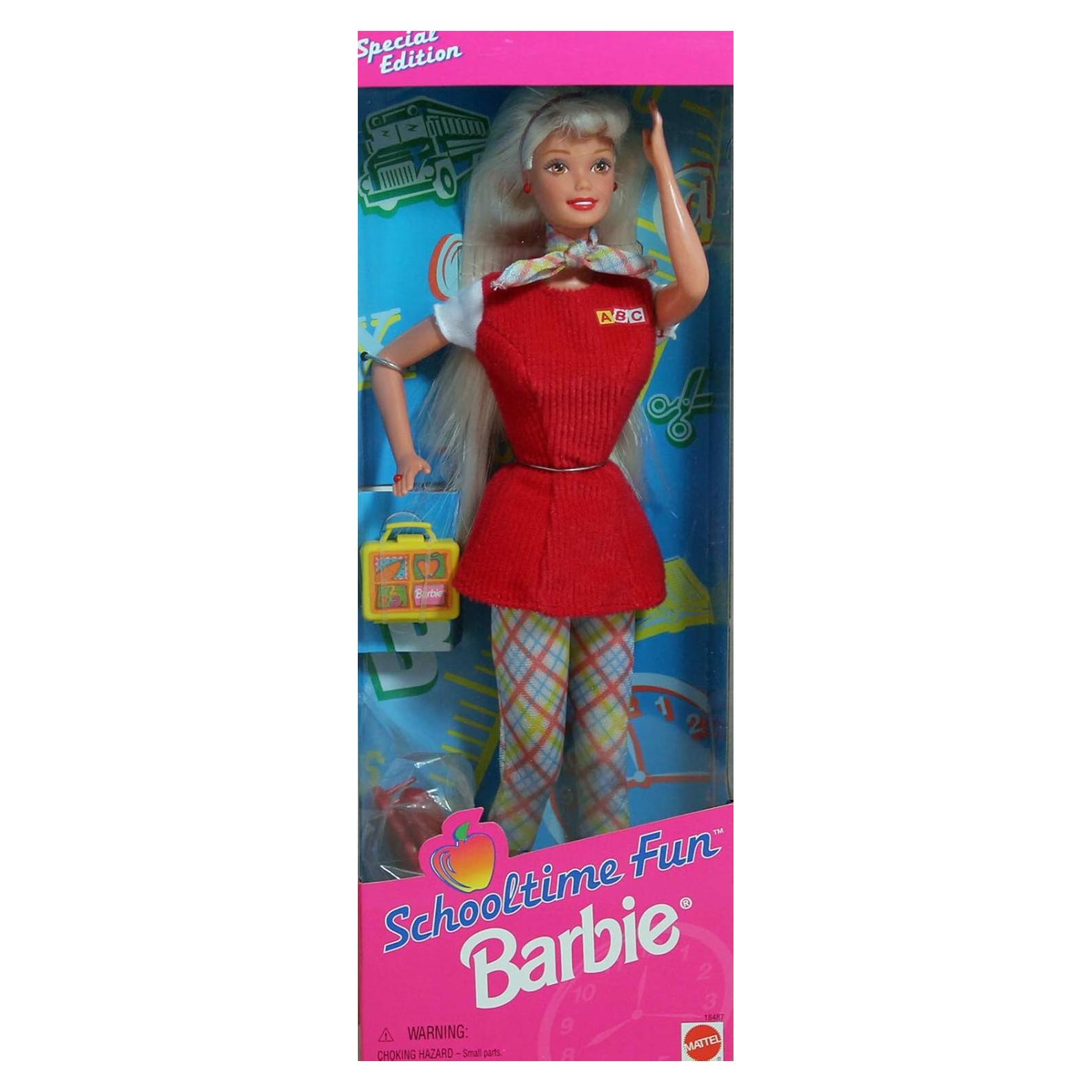 Muñeca Barbie Diversión Escolar Mattel 1997 con Accesorios