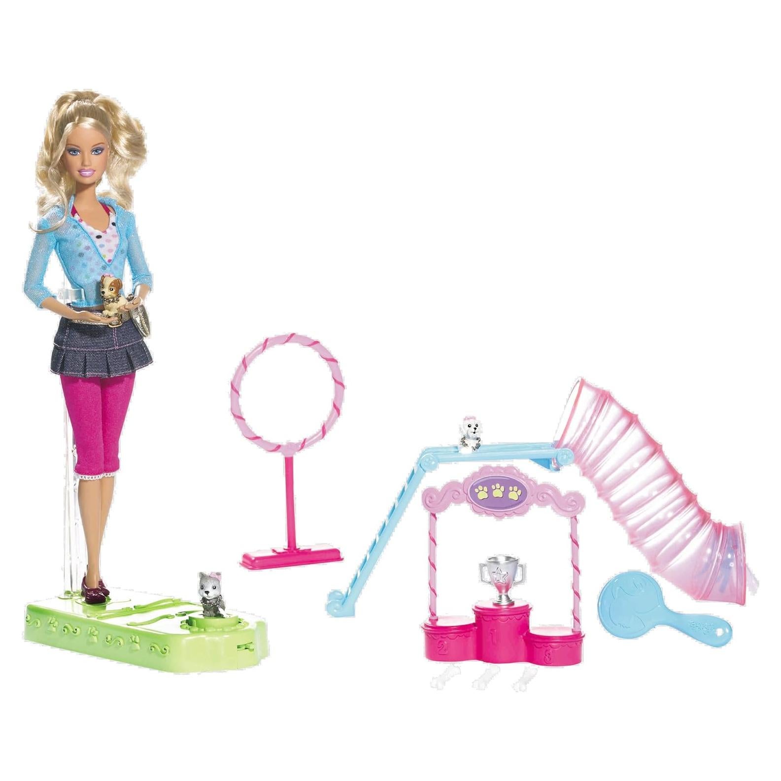 Set de Juego Barbie Luv Me Triple Tricks con Cachorros