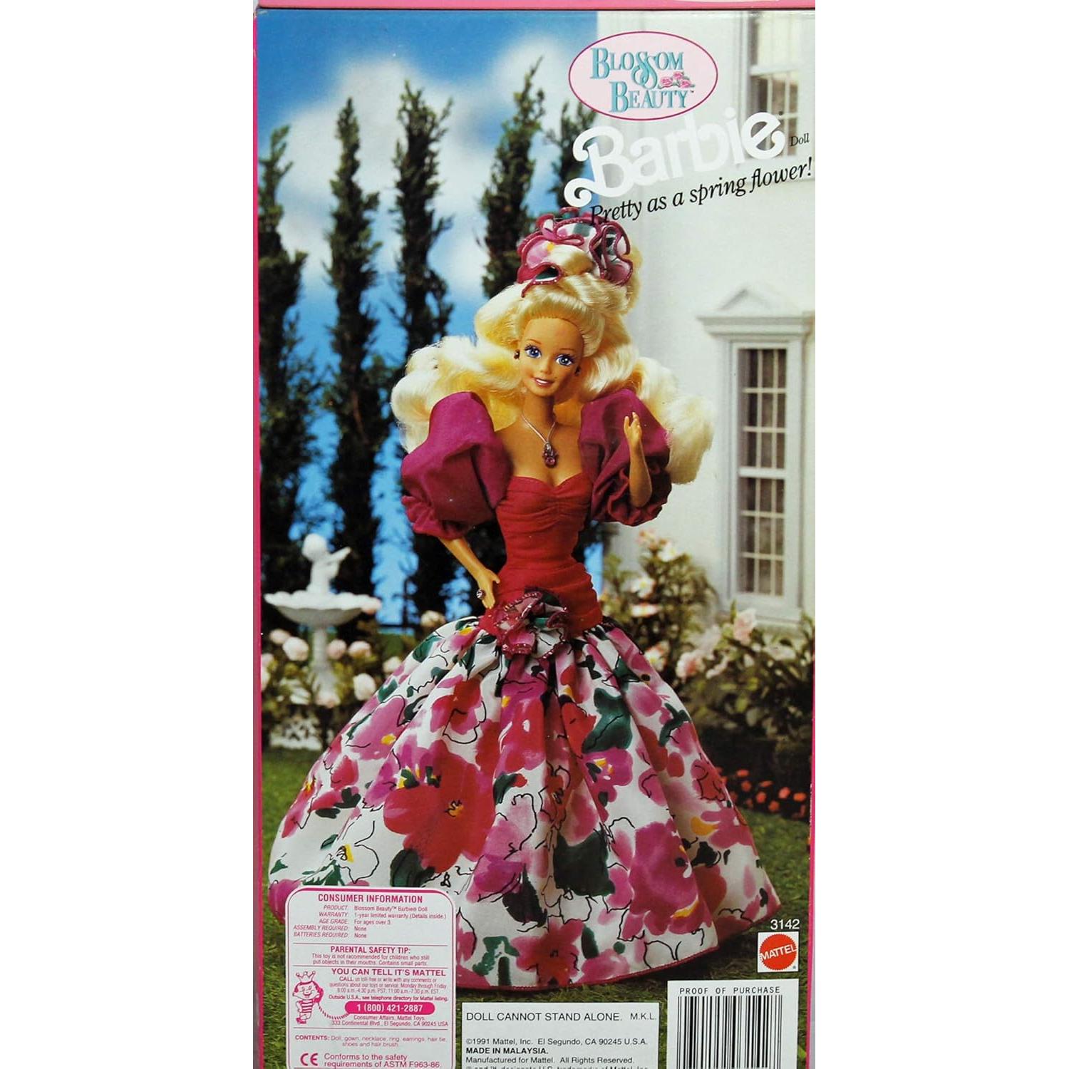 Muñeca Barbie Belleza en Flor 1991 Mattel Coleccionable