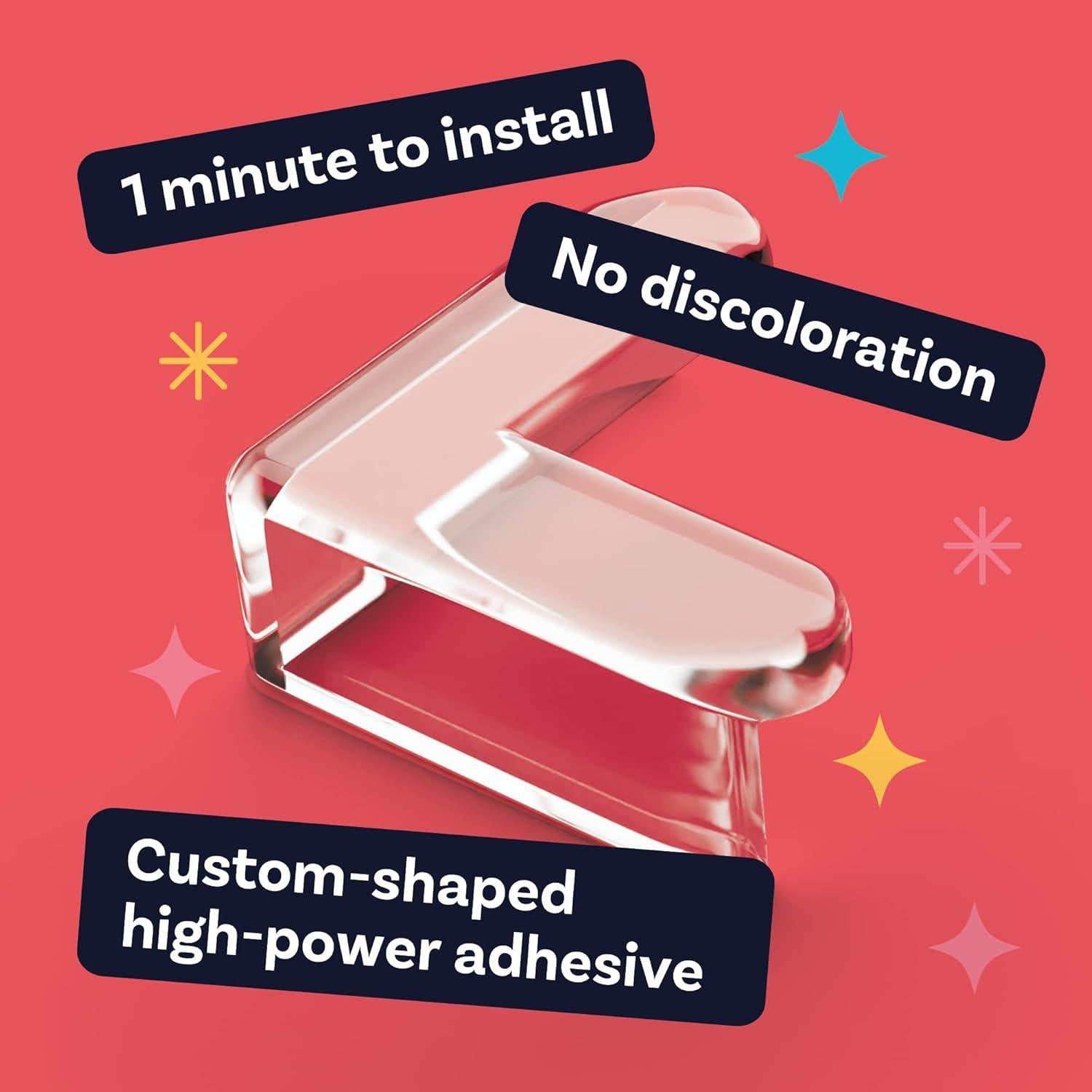 Protector de Esquinas CalMyotis 24 Piezas PVC Transparente