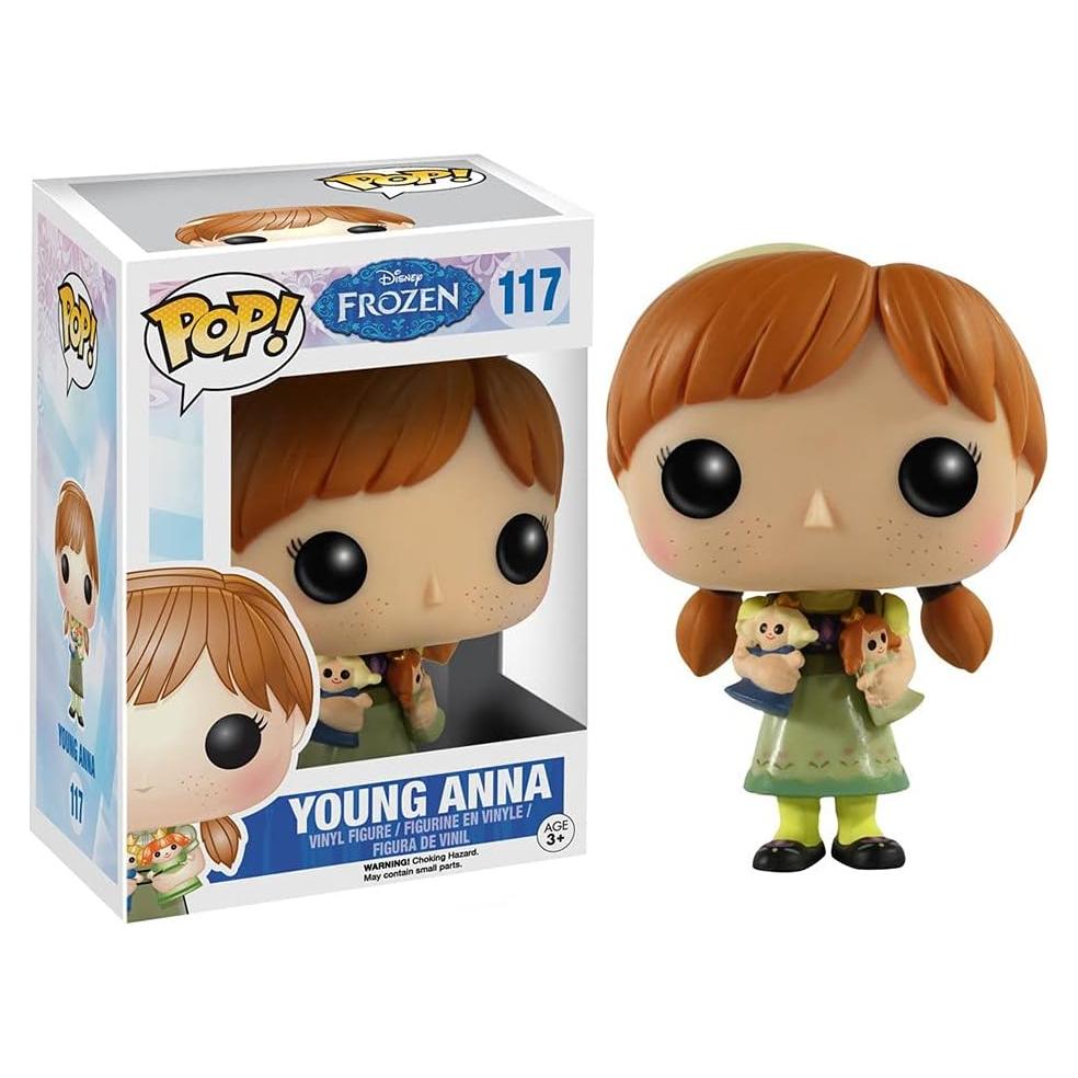 Figura Pop! Vinyl Joven Anna Disney Frozen 9,5 cm
