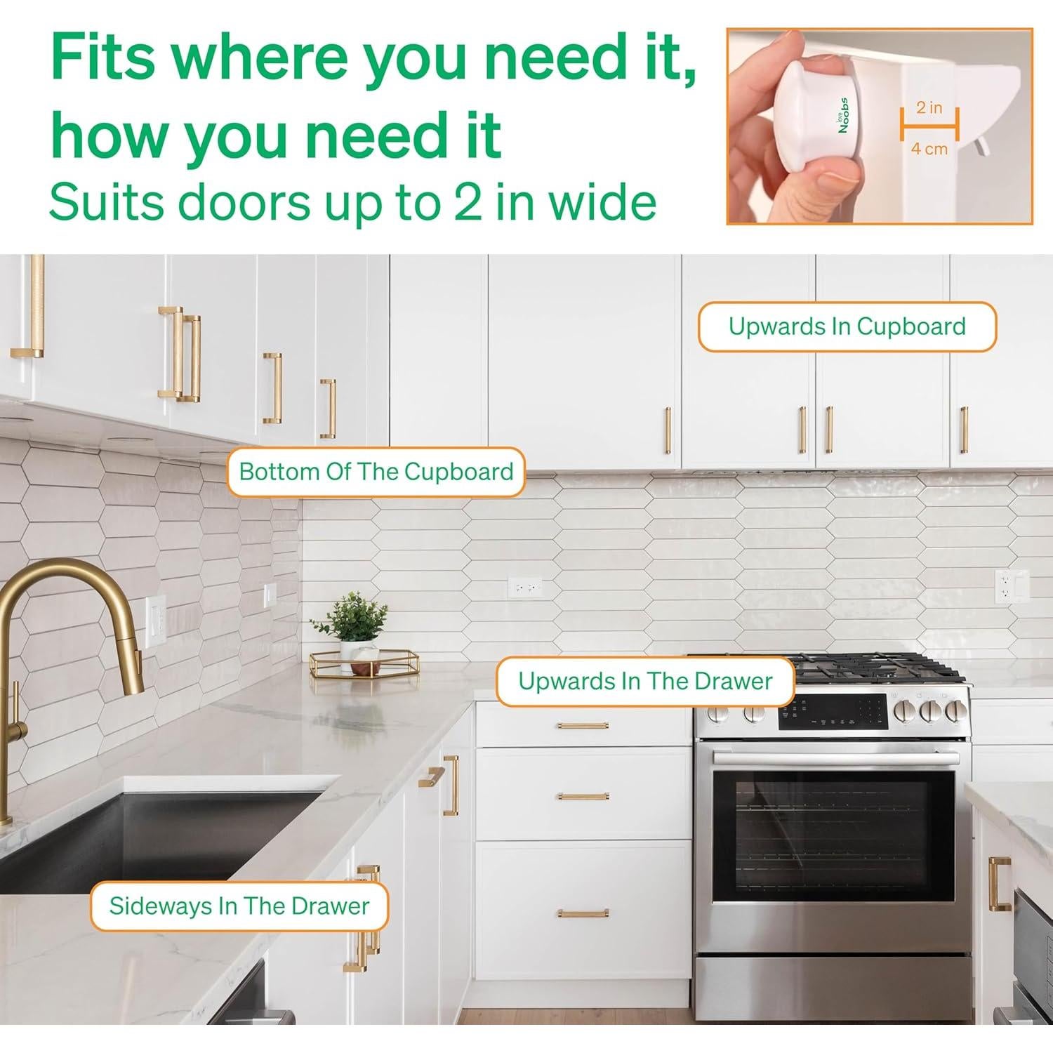 Cerraduras Magnéticas LoveNoobs 20 Piezas para Niños