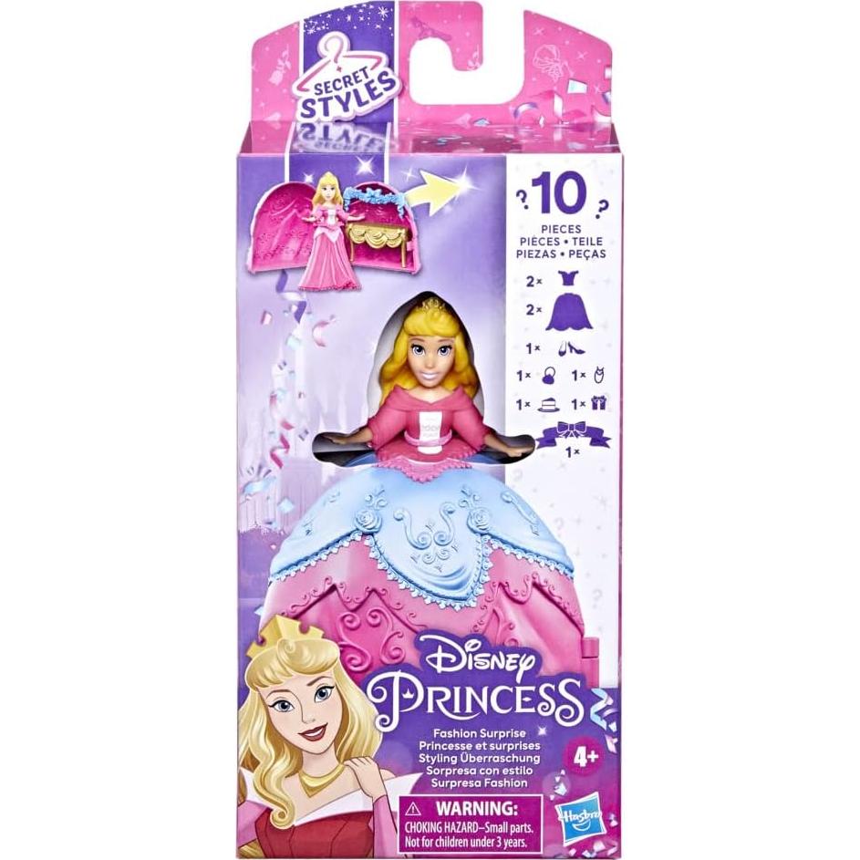 Muñeca Disney Princesa Aurora Estilos Secretos 8 cm