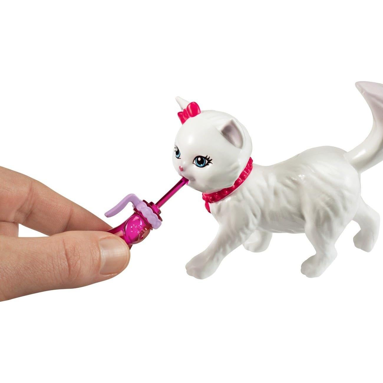 Muñeca Barbie Entrenamiento Baño Blissa con Mascota