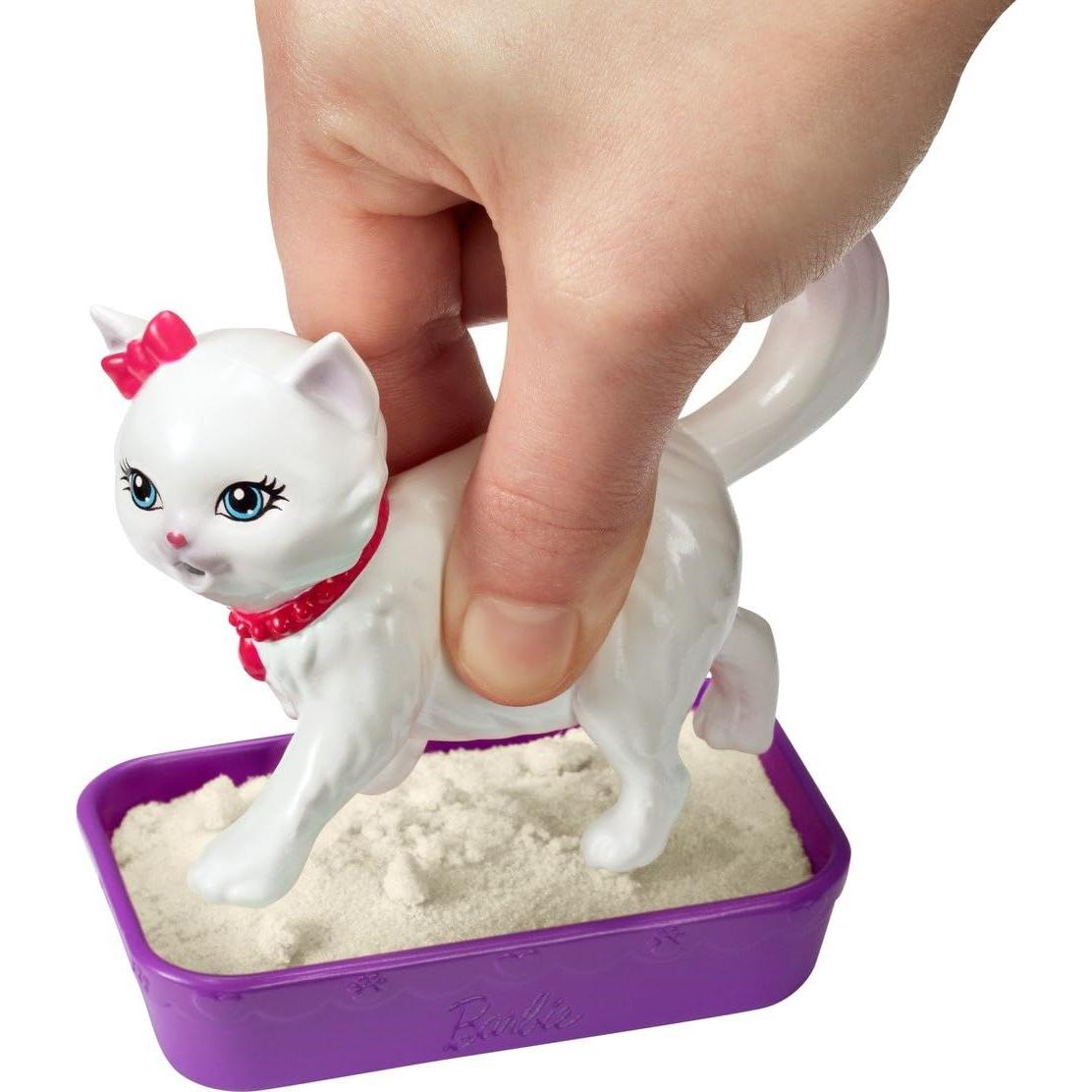 Muñeca Barbie Entrenamiento Baño Blissa con Mascota