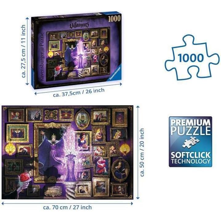 Rompecabezas Ravensburger 1000 Piezas Reina Malvada Disney