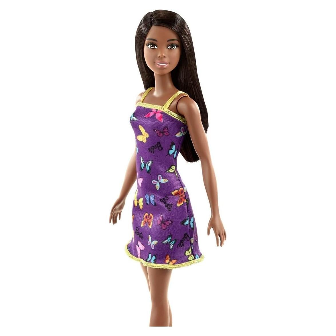 Muñeca Barbie HBV07 con vestido mariposa y tacones 29 cm