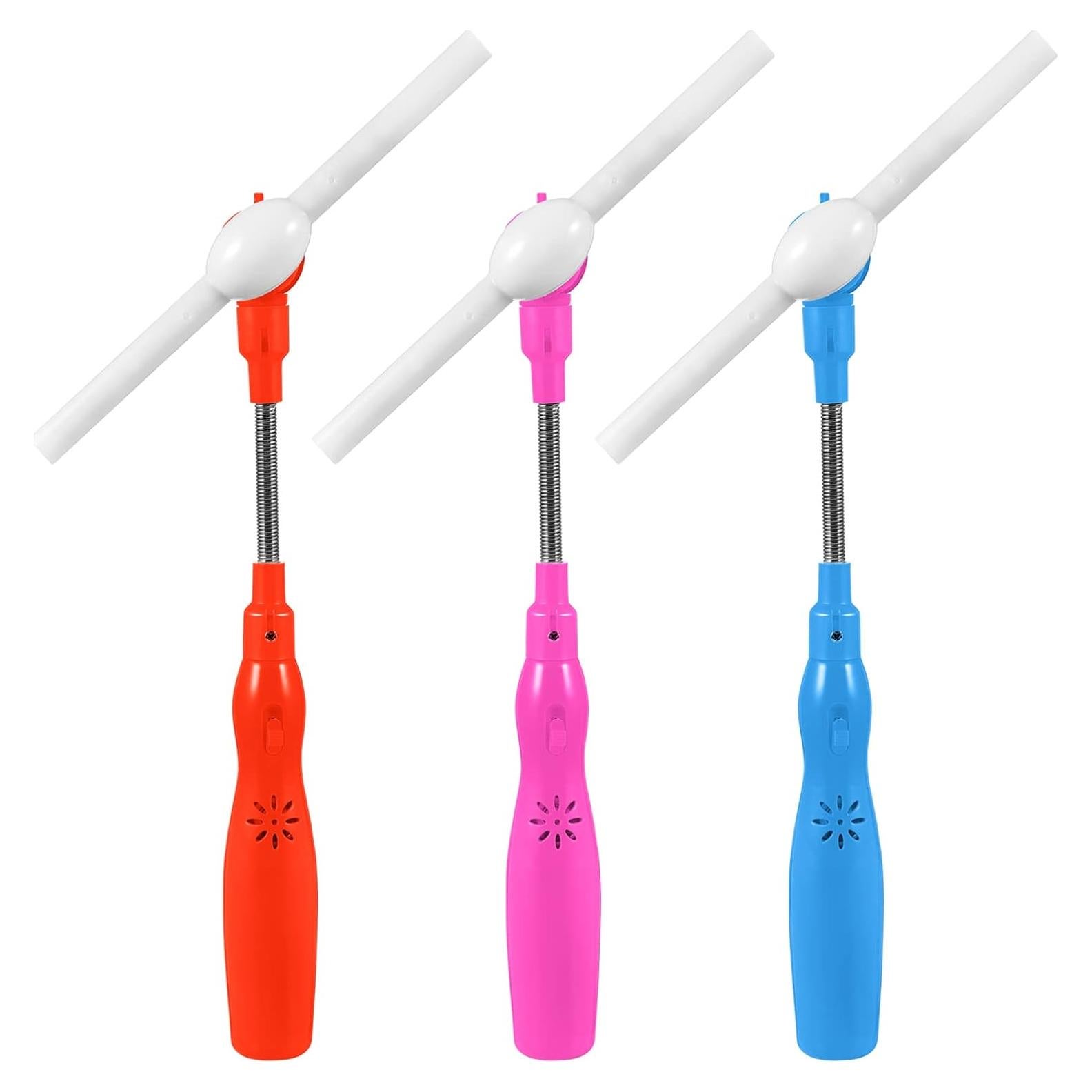 Toyvian 3 Varitas Brillantes LED para Niños con Música