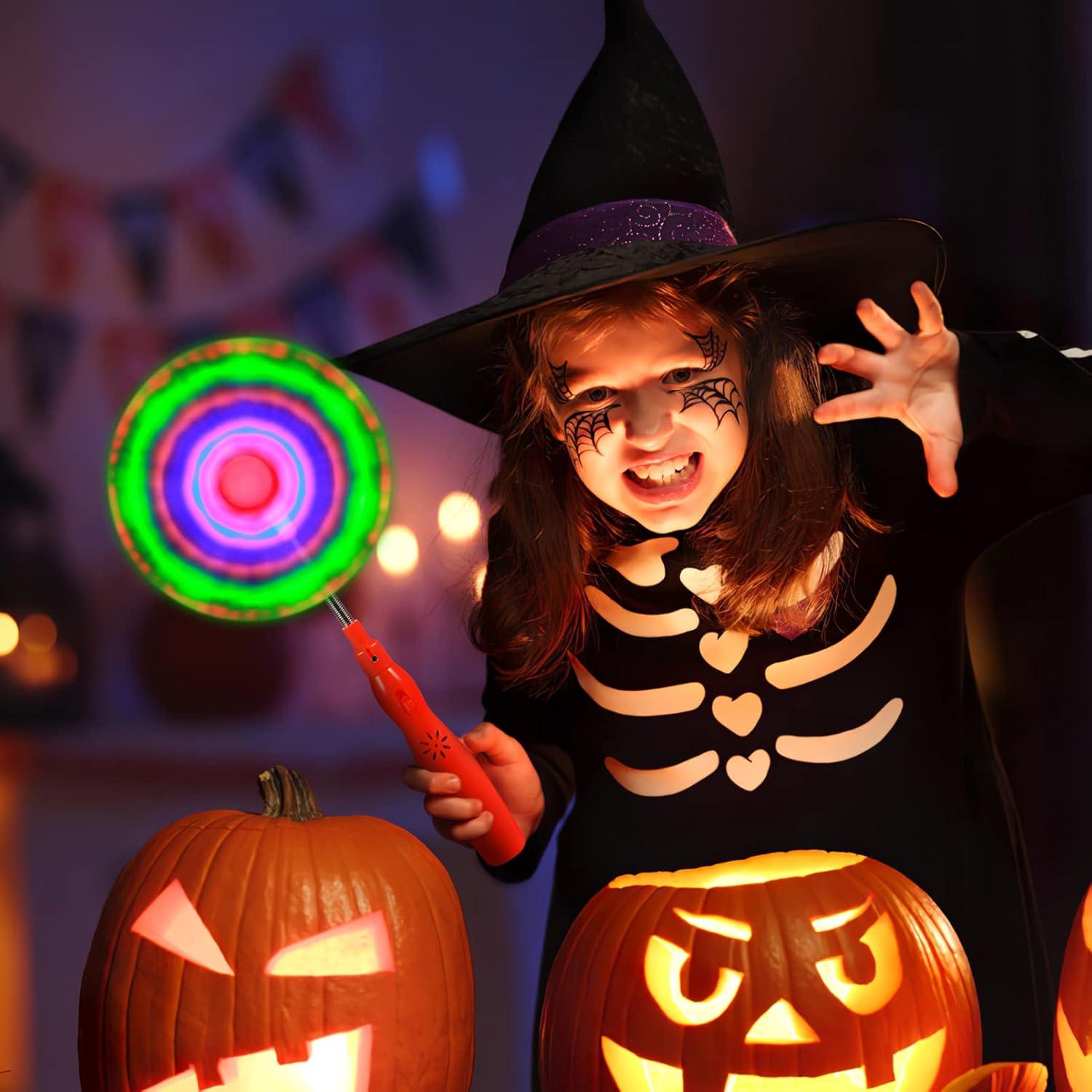 Toyvian 3 Varitas Brillantes LED para Niños con Música